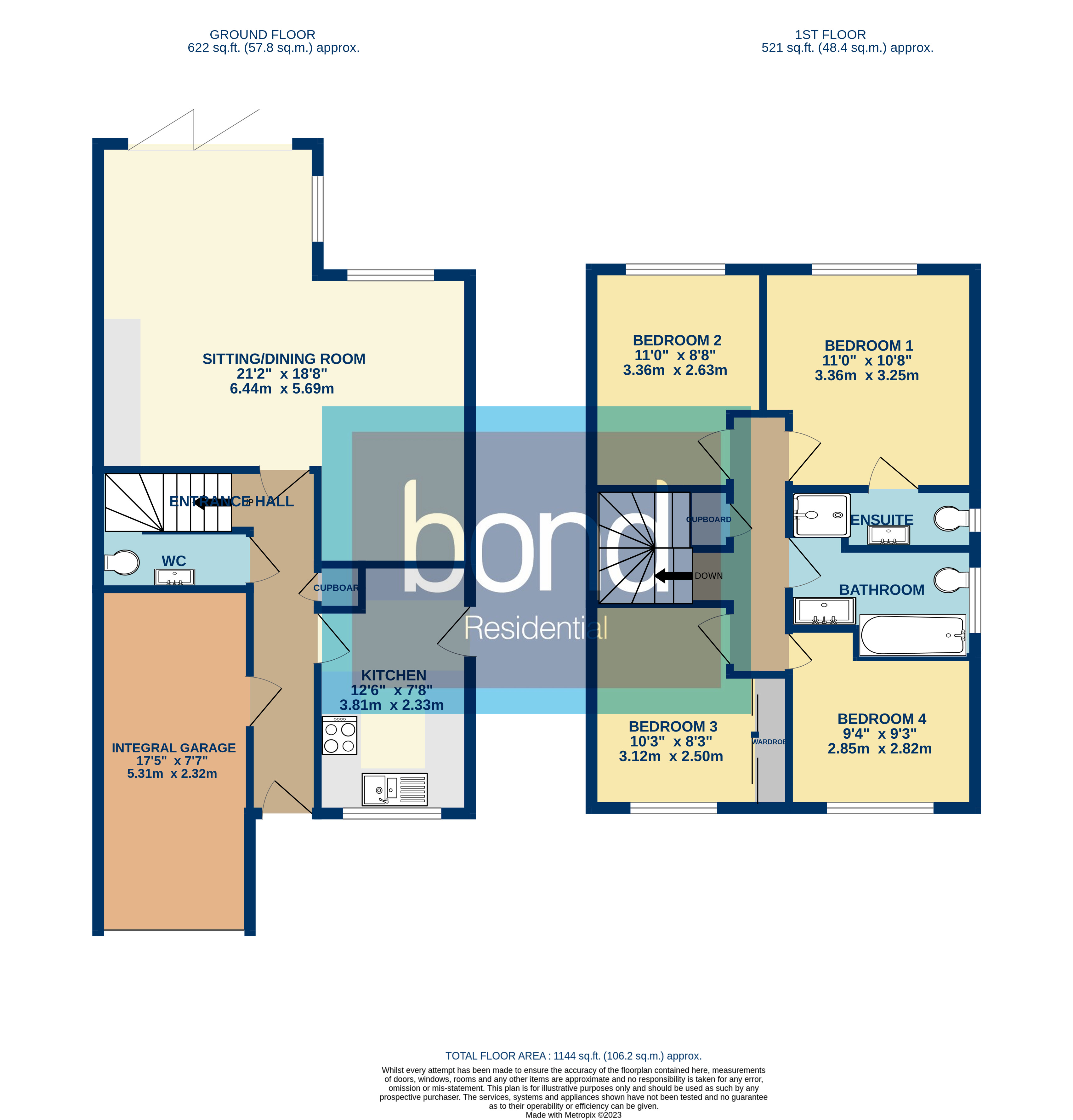 Floorplans For East Hanningfield, Chelmsford, Essex