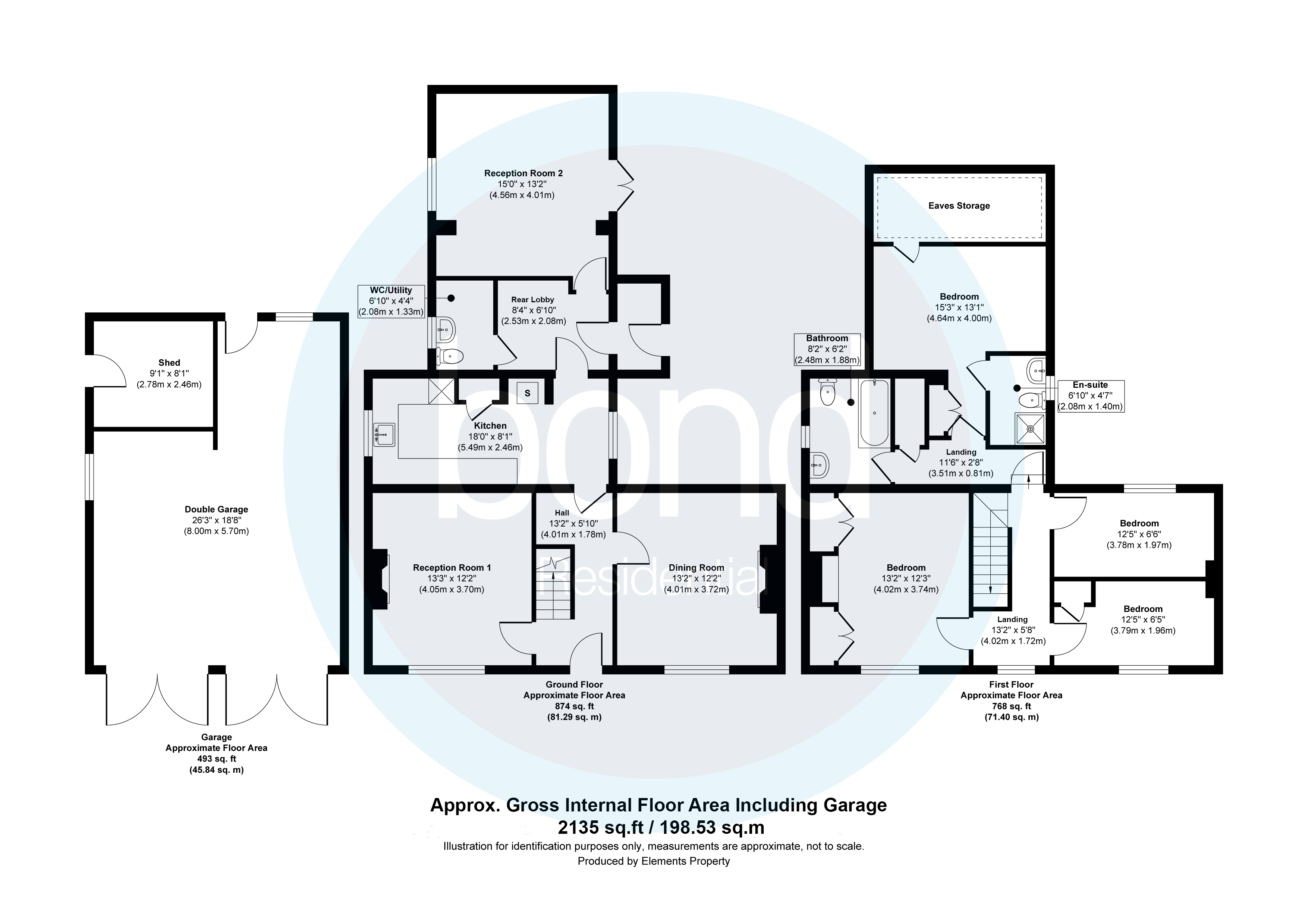 Floorplans For Bicknacre, Chelmsford, Essex