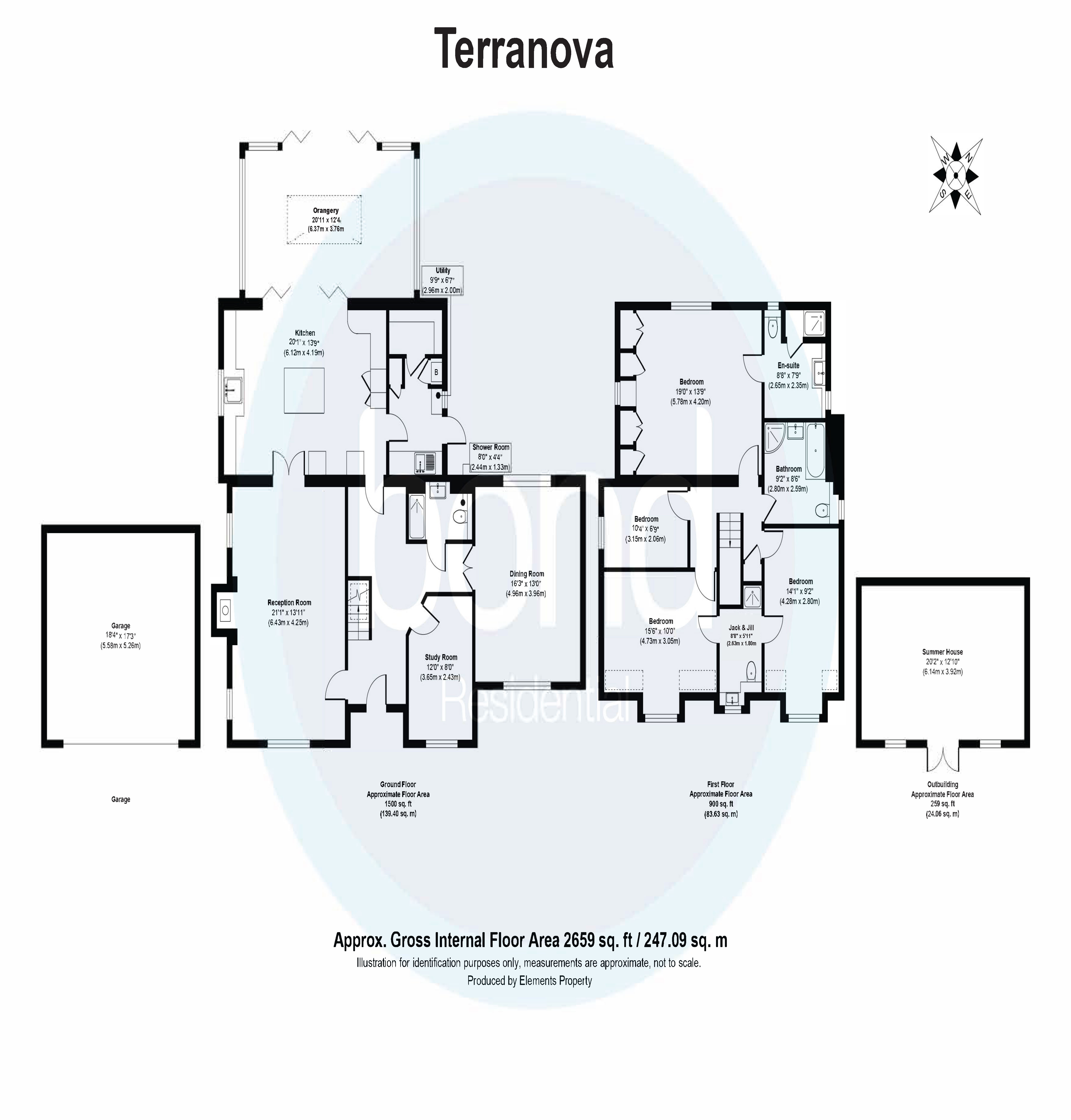 Floorplans For Little Baddow, Chelmsford, Essex