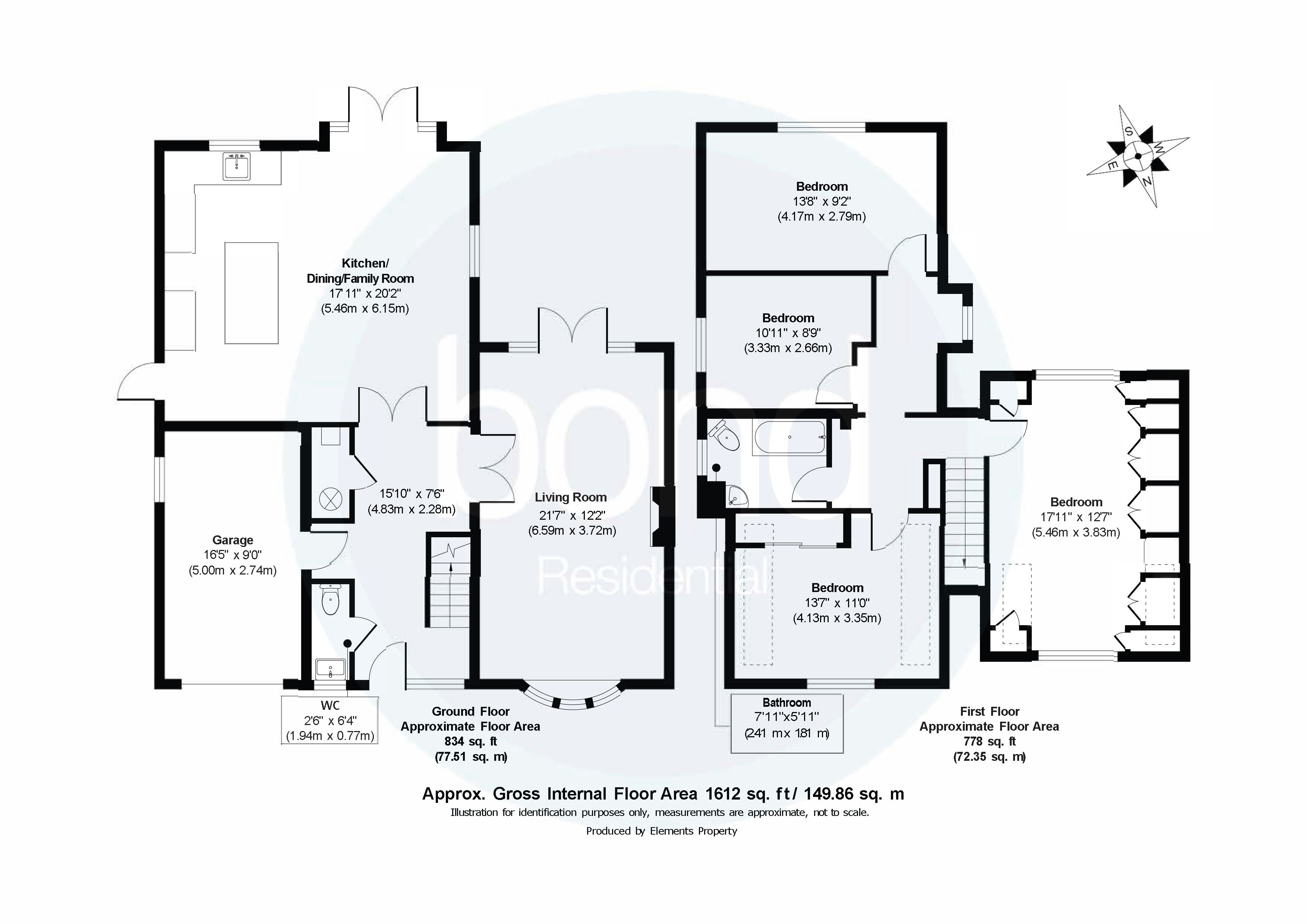 Floorplans For Woodham Mortimer, Maldon, Essex