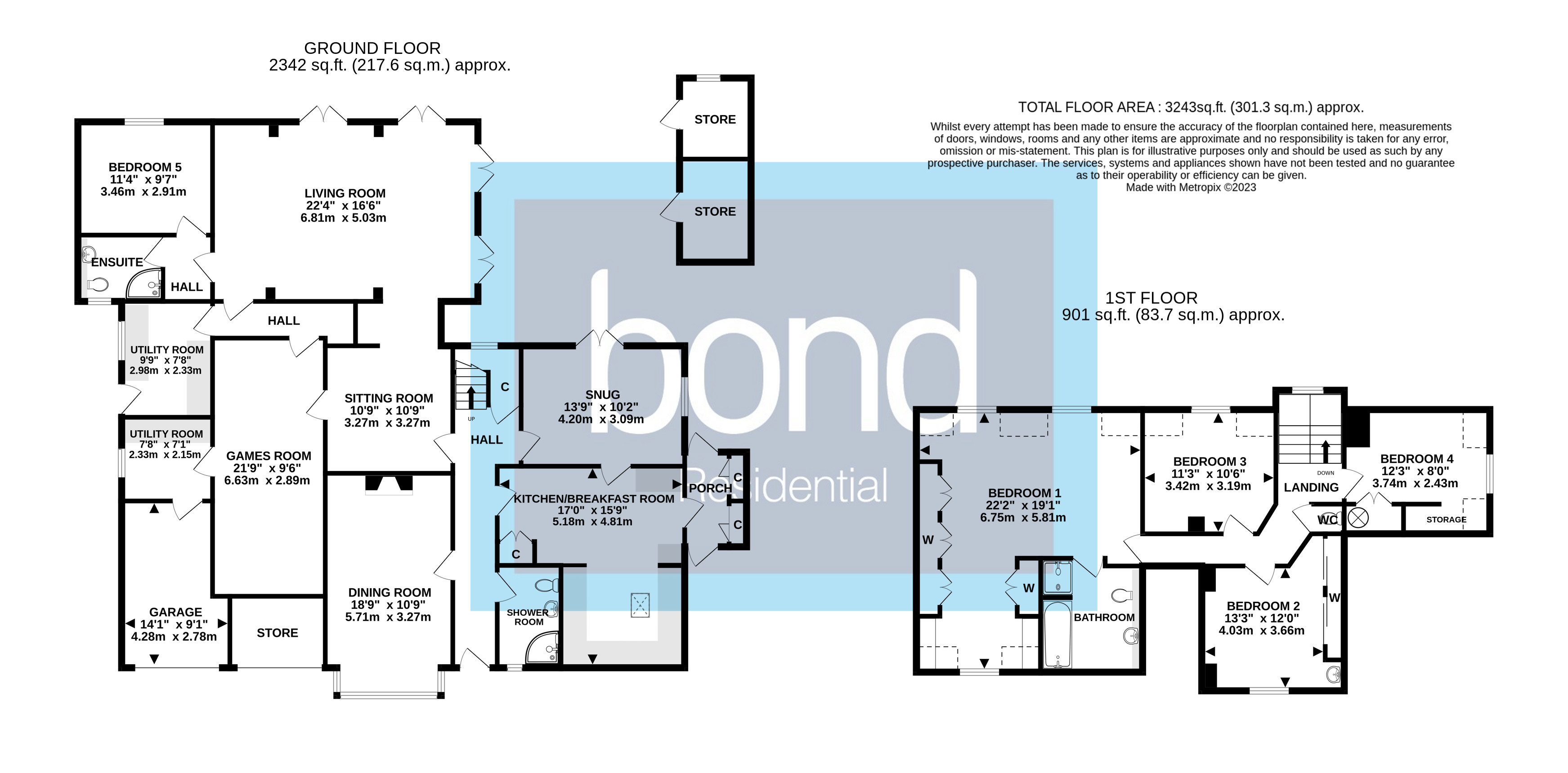 Floorplans For Patching Hall Lane, Chelmsford, Essex