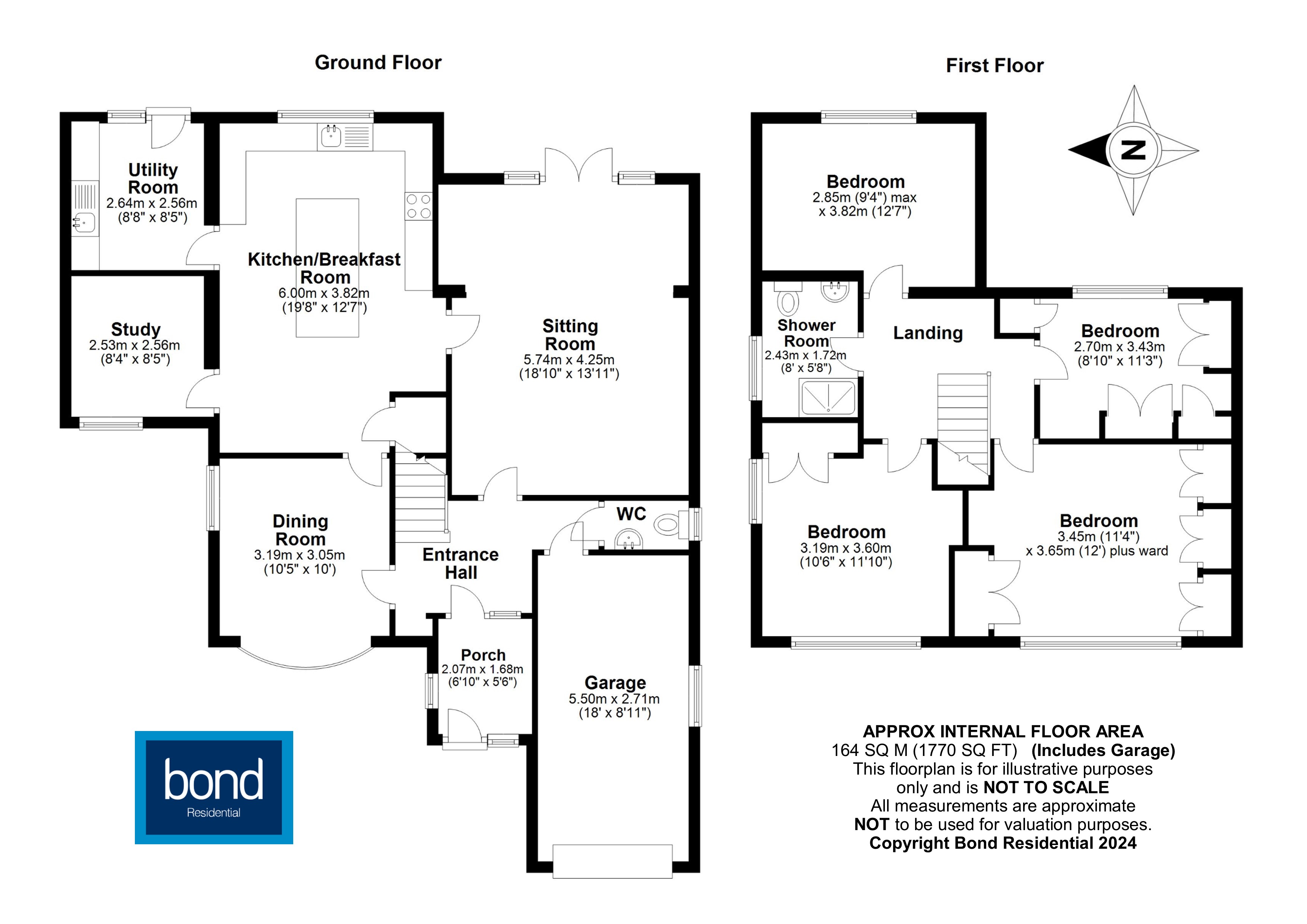 Floorplans For Springfield, Chelmsford, Essex