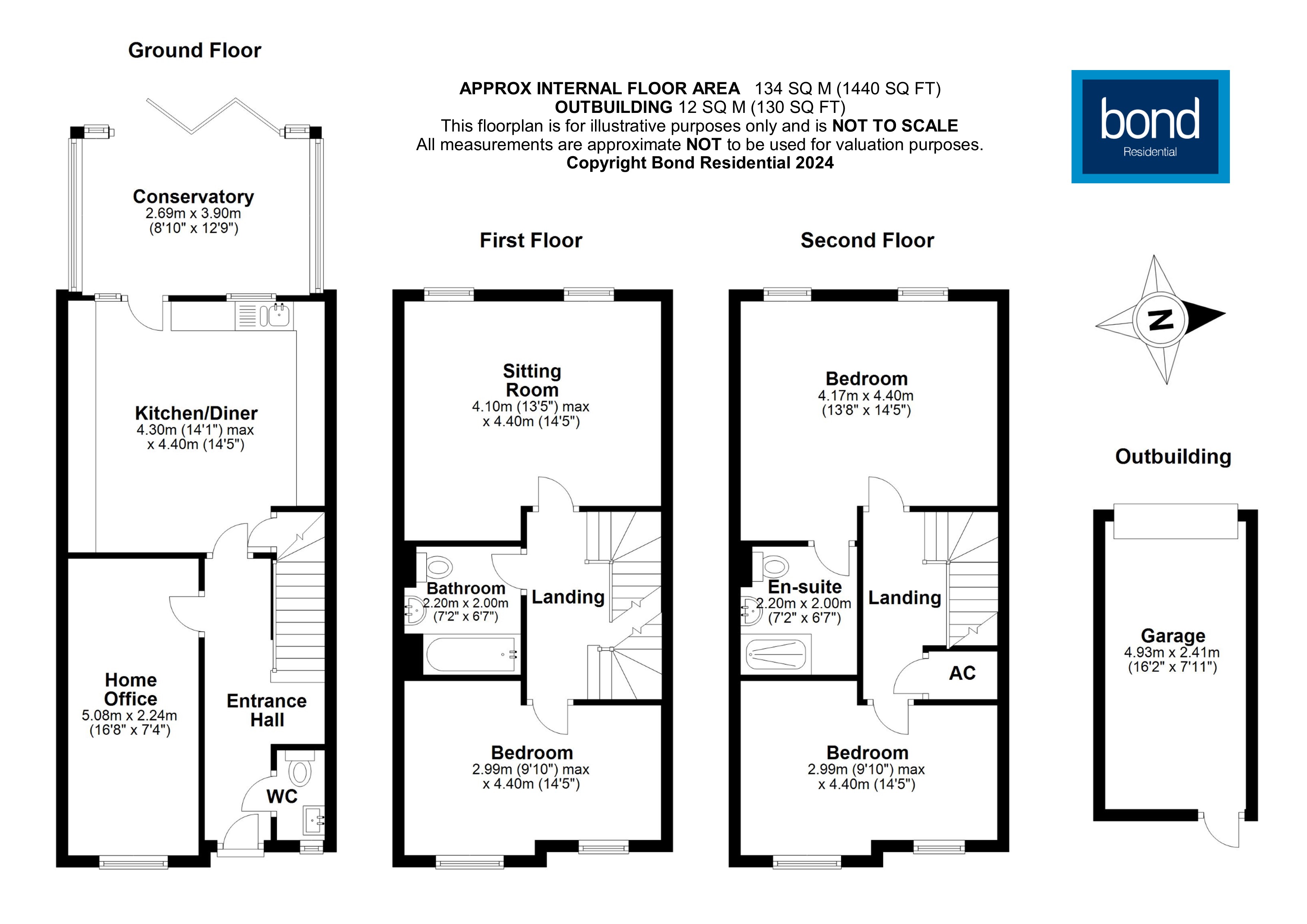 Floorplans For Parkinson Drive, Chelmsford, Essex