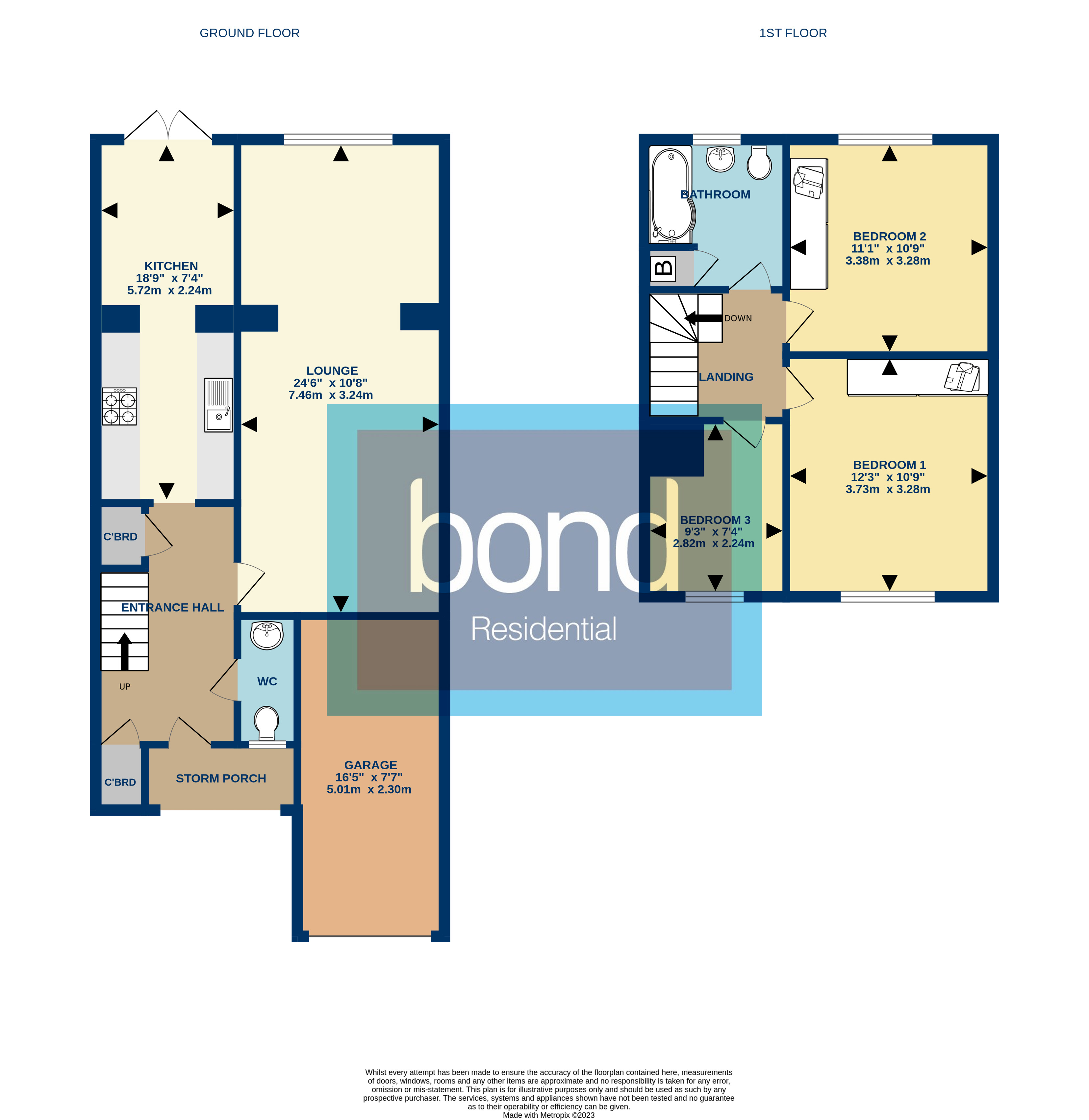 Floorplans For Warley, Brentwood, Essex