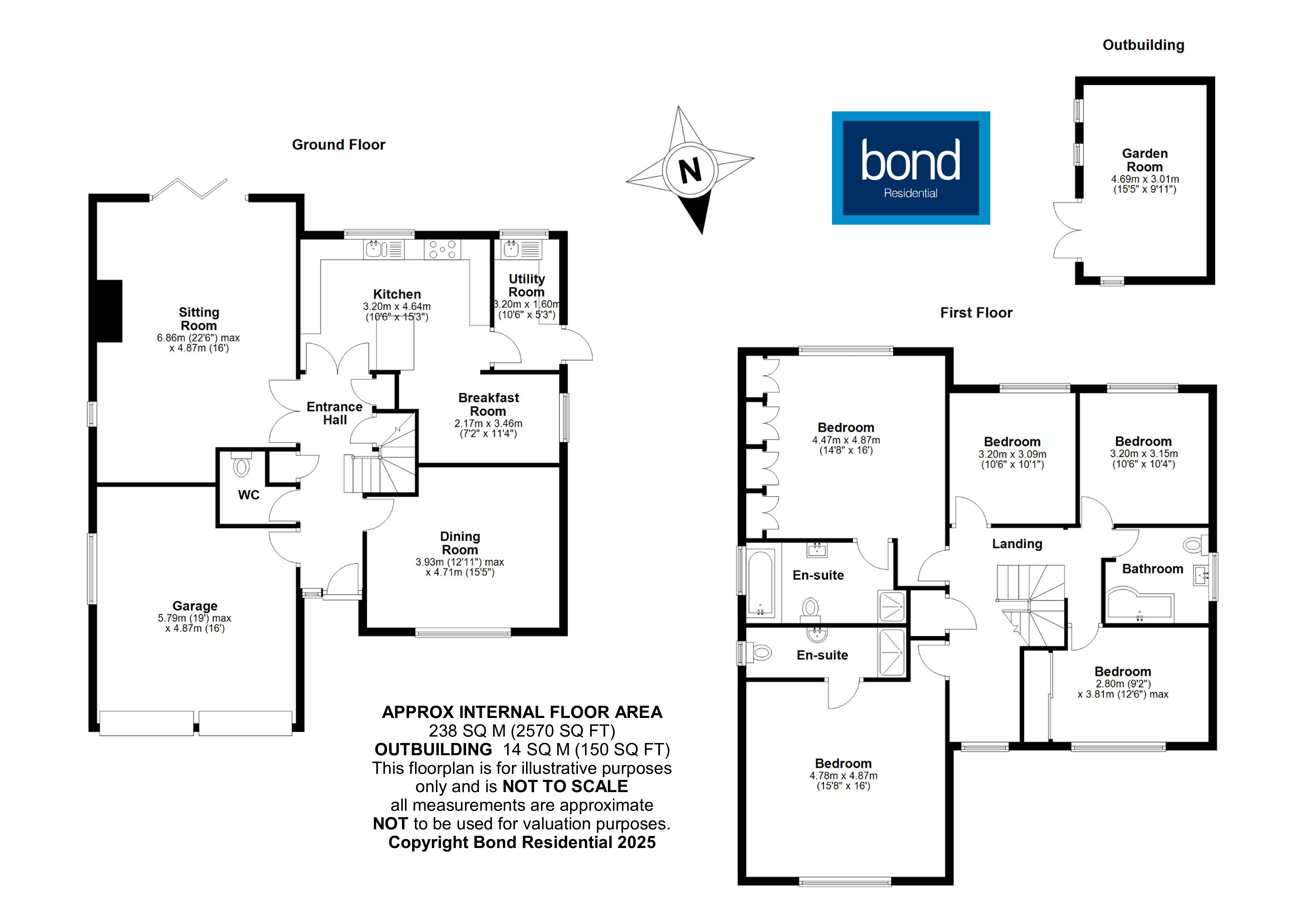 Floorplans For Great Baddow, Chelmsford, Essex