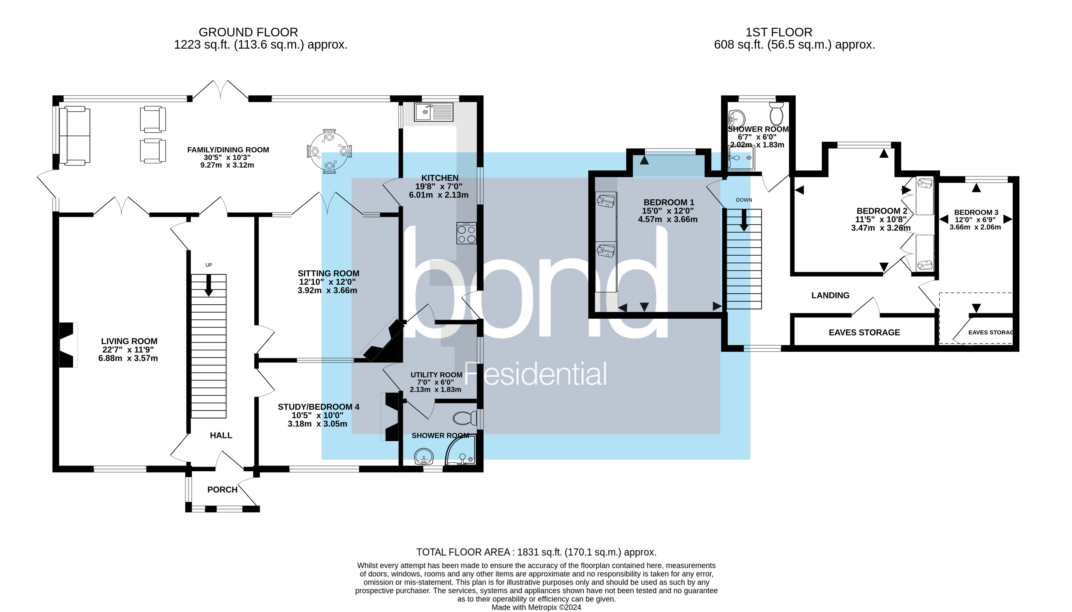 Floorplans For Danbury, Chelmsford, Essex