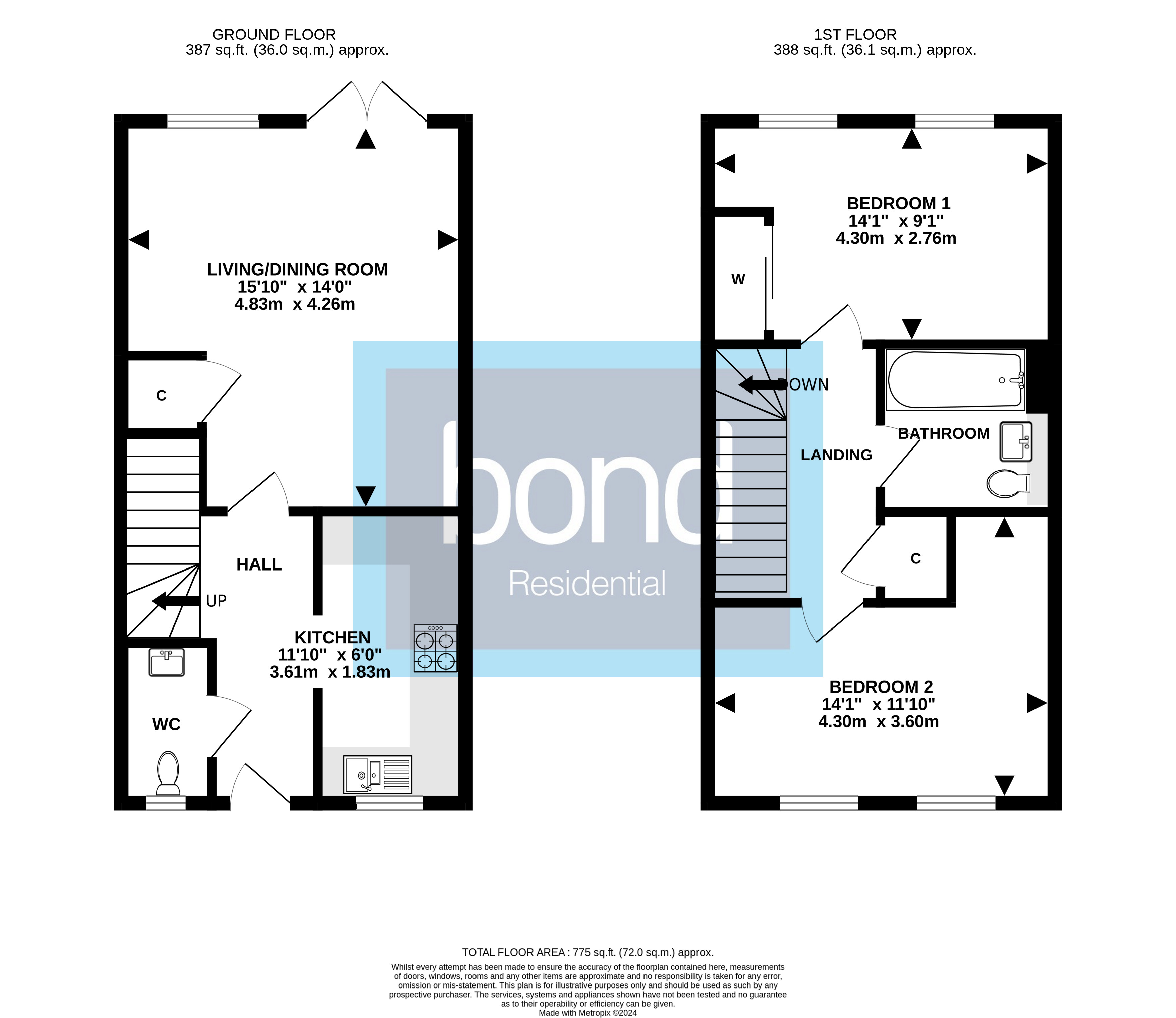 Floorplans For St John's, Chelmsford, Essex