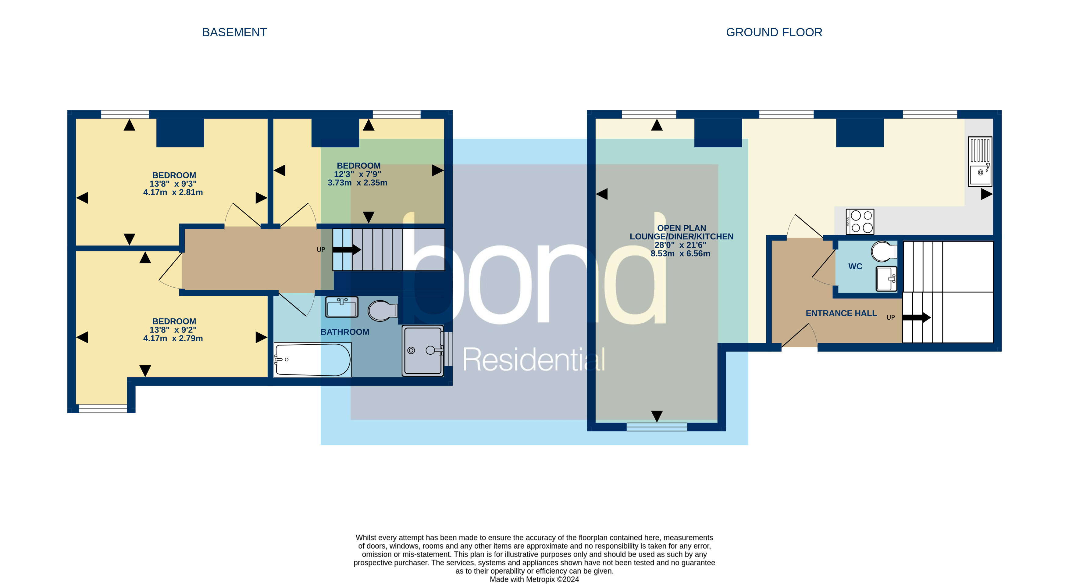 Floorplans For Broomfield Road, Chelmsford, Essex