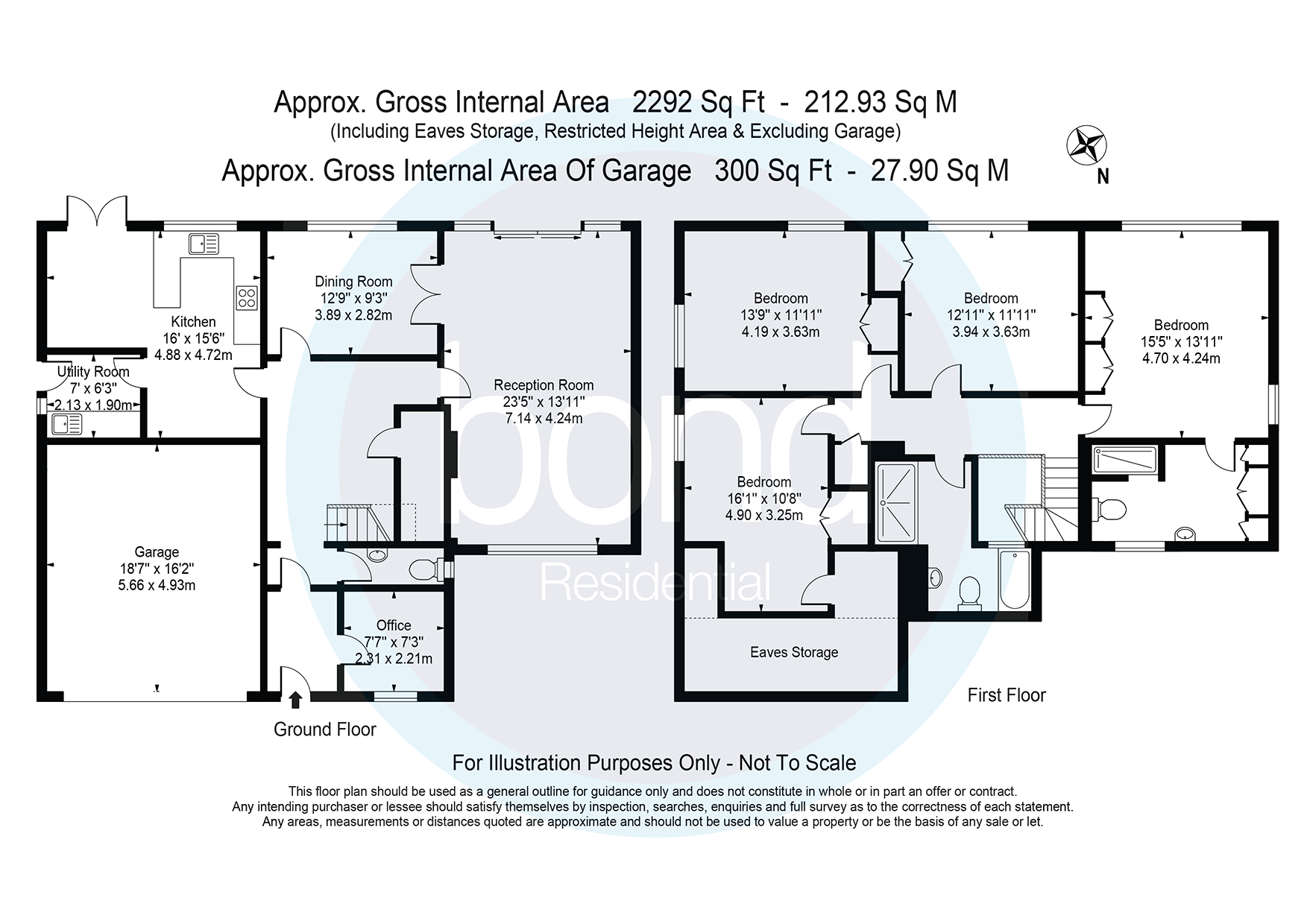 Floorplans For Howe Green, Chelmsford, Essex
