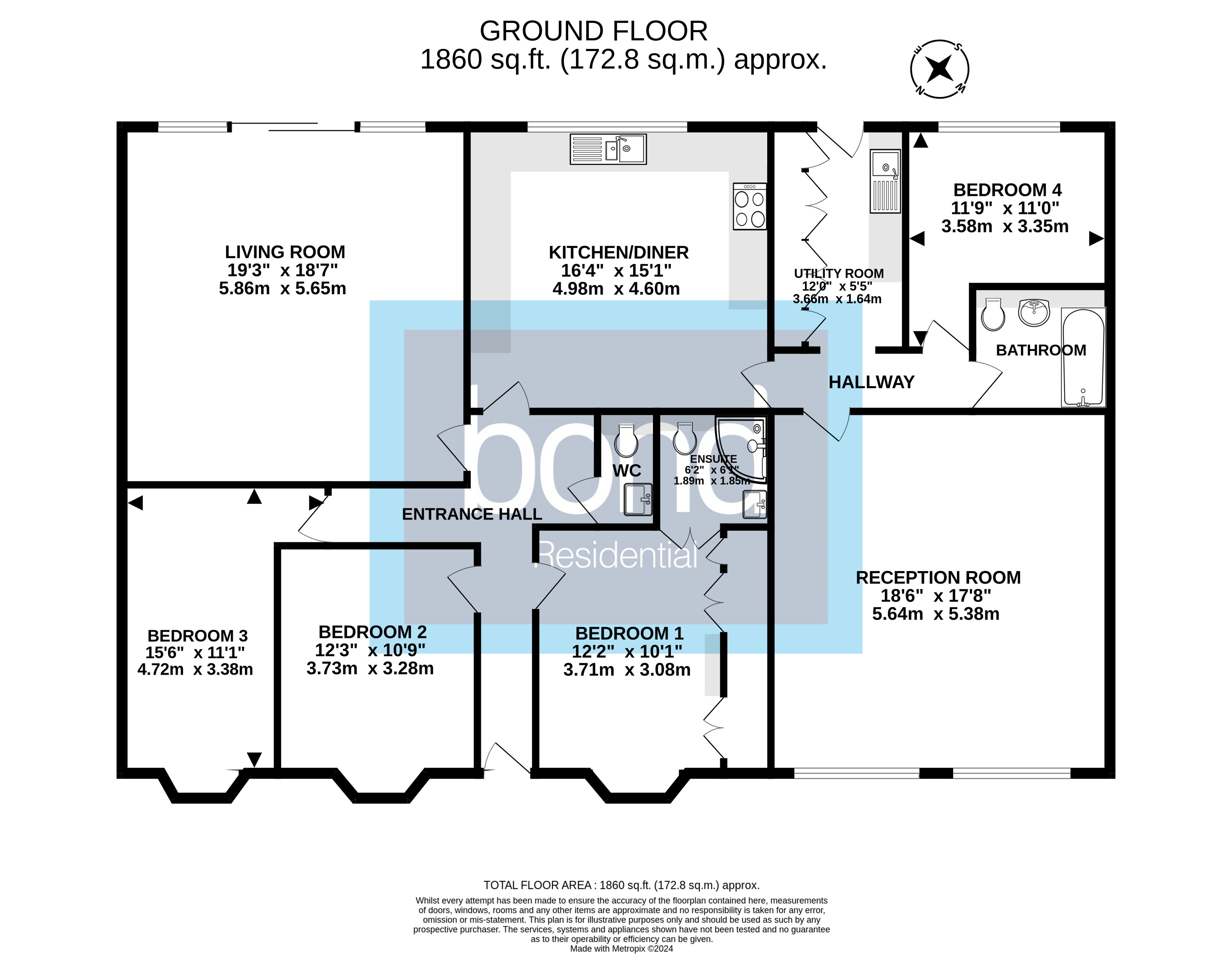Floorplans For Bicknacre, Chelmsford, Essex