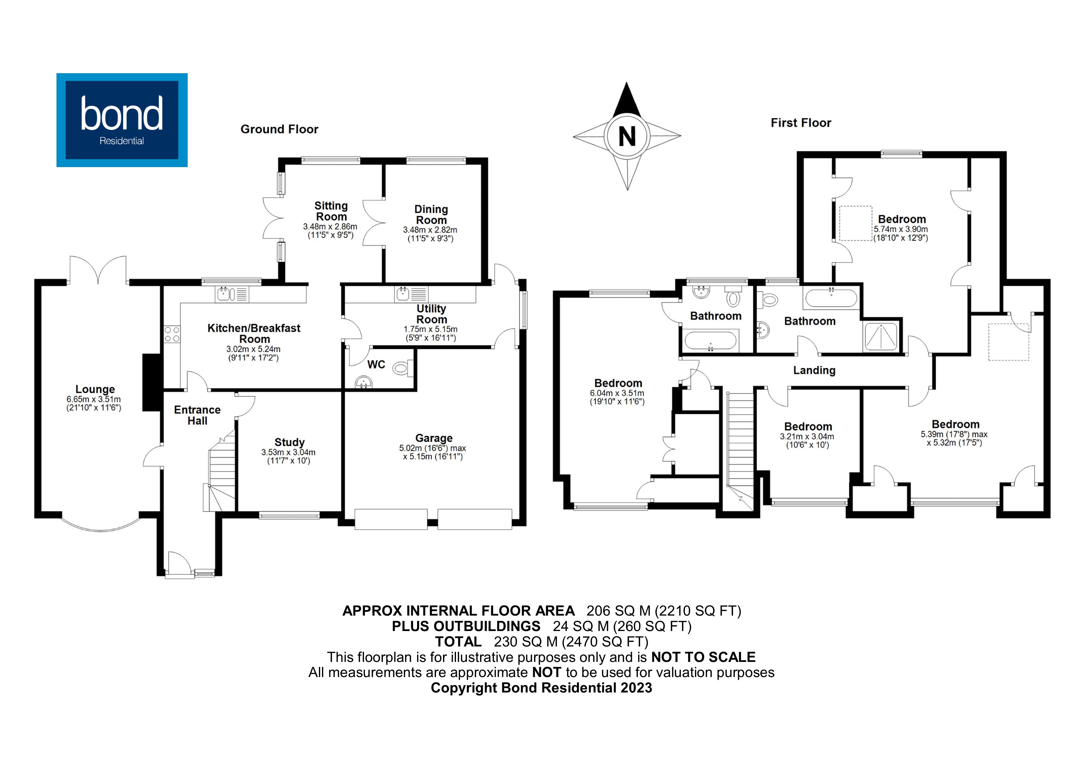 Floorplans For Broomfield, Chelmsford, Essex