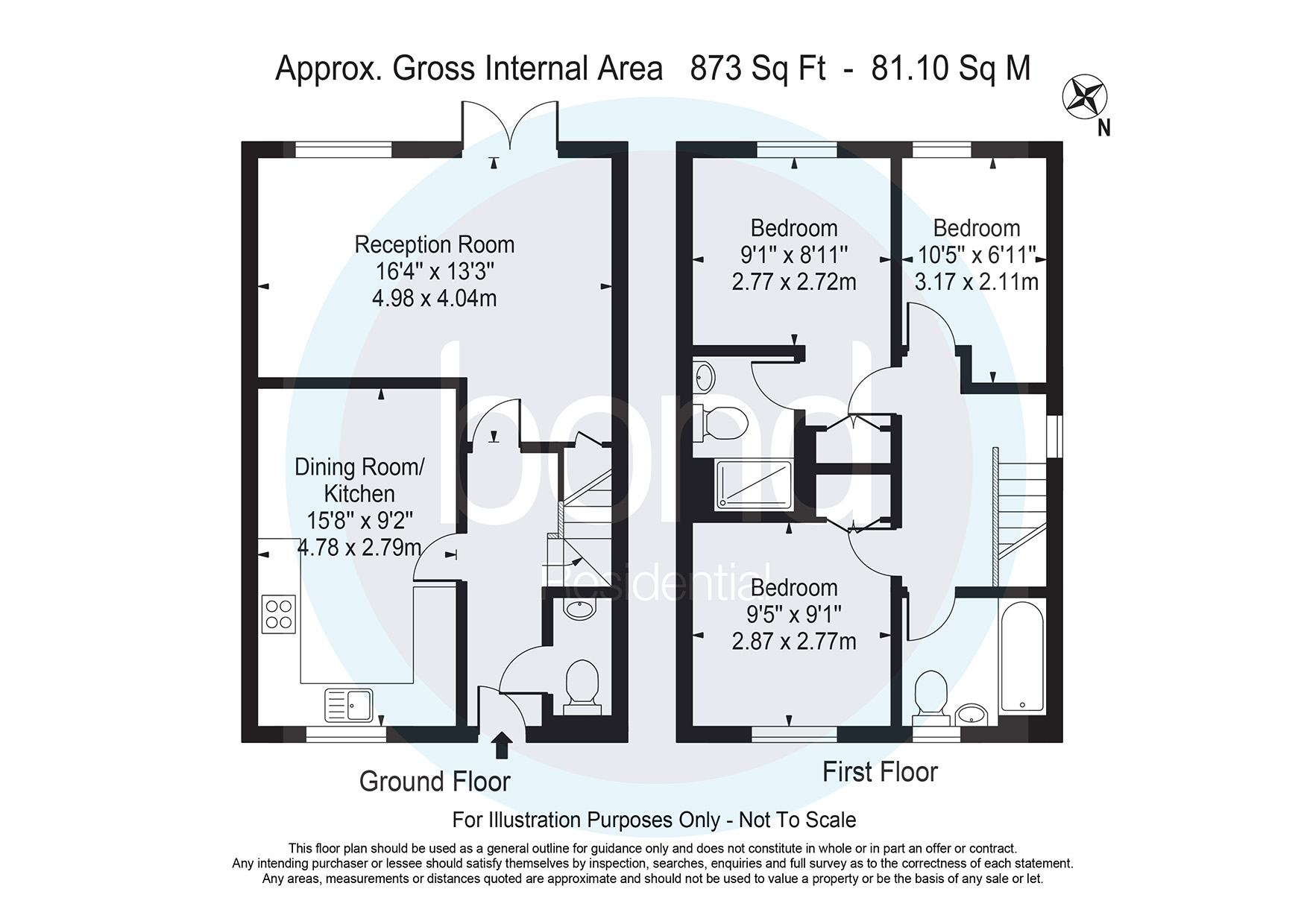 Floorplans For Mons Way, Maldon, Essex