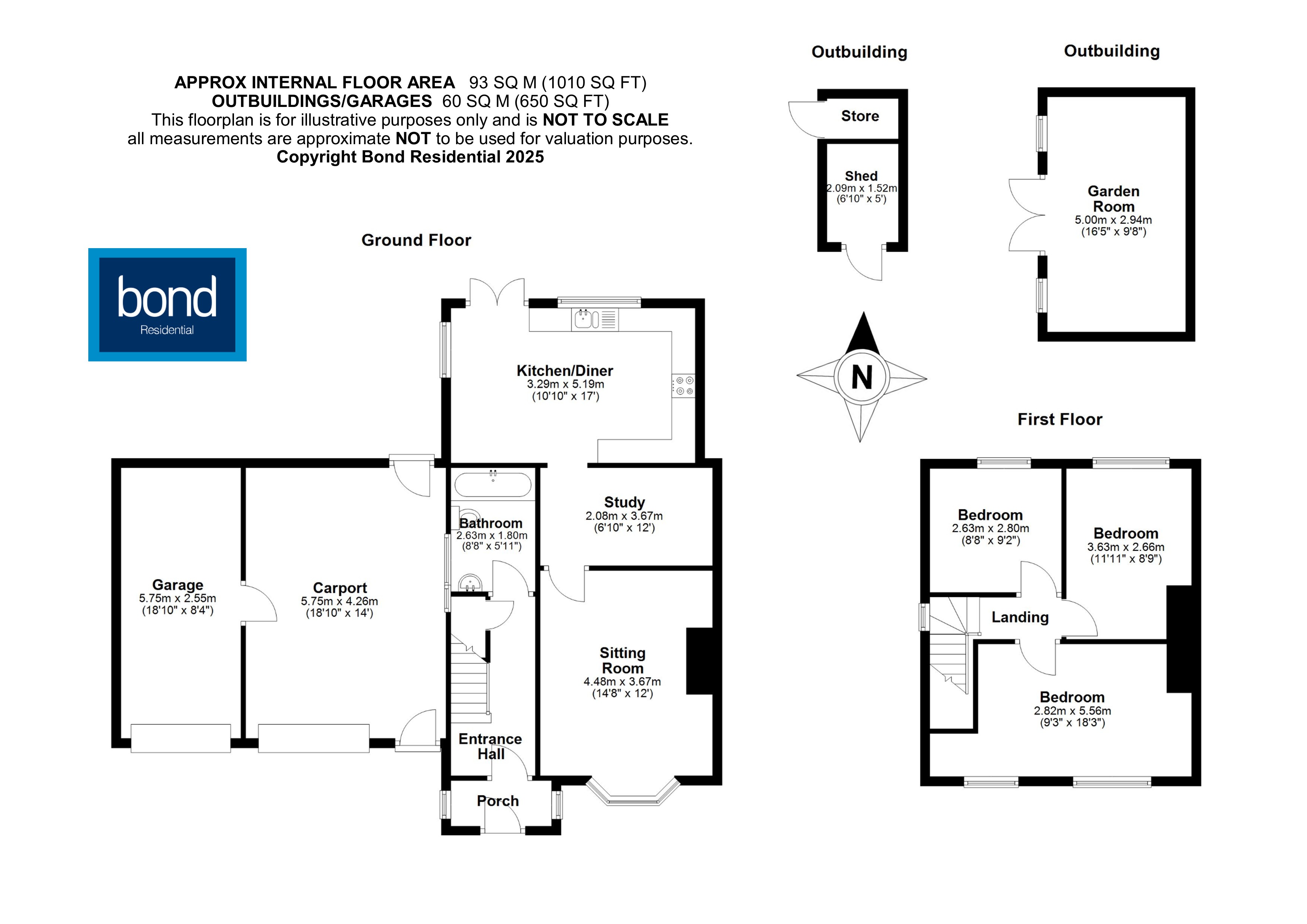 Floorplans For Bicknacre, Chelmsford, Essex