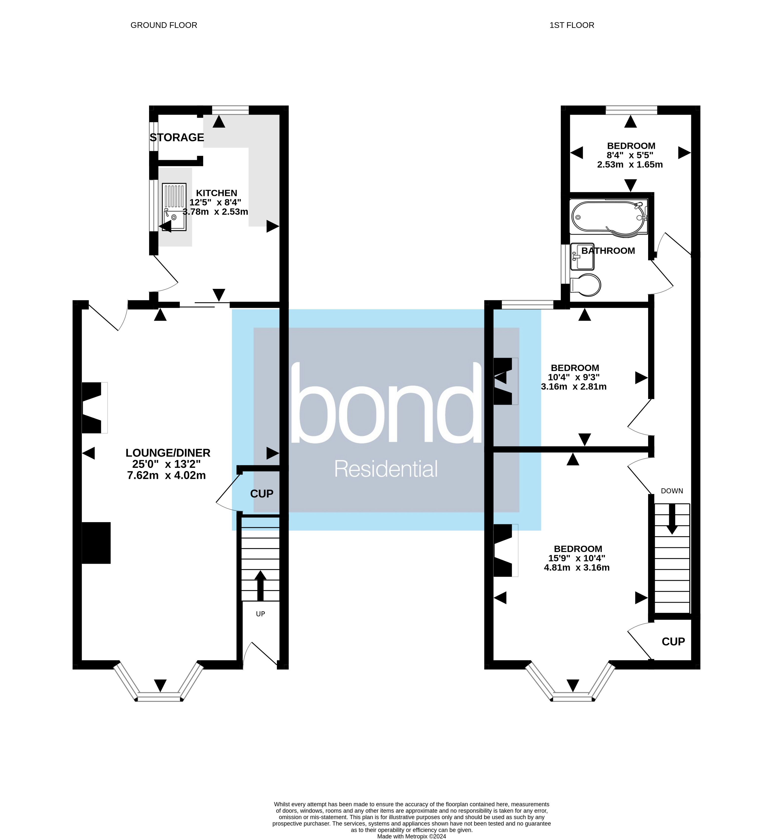 Floorplans For Rectory Lane, Chelmsford, Essex
