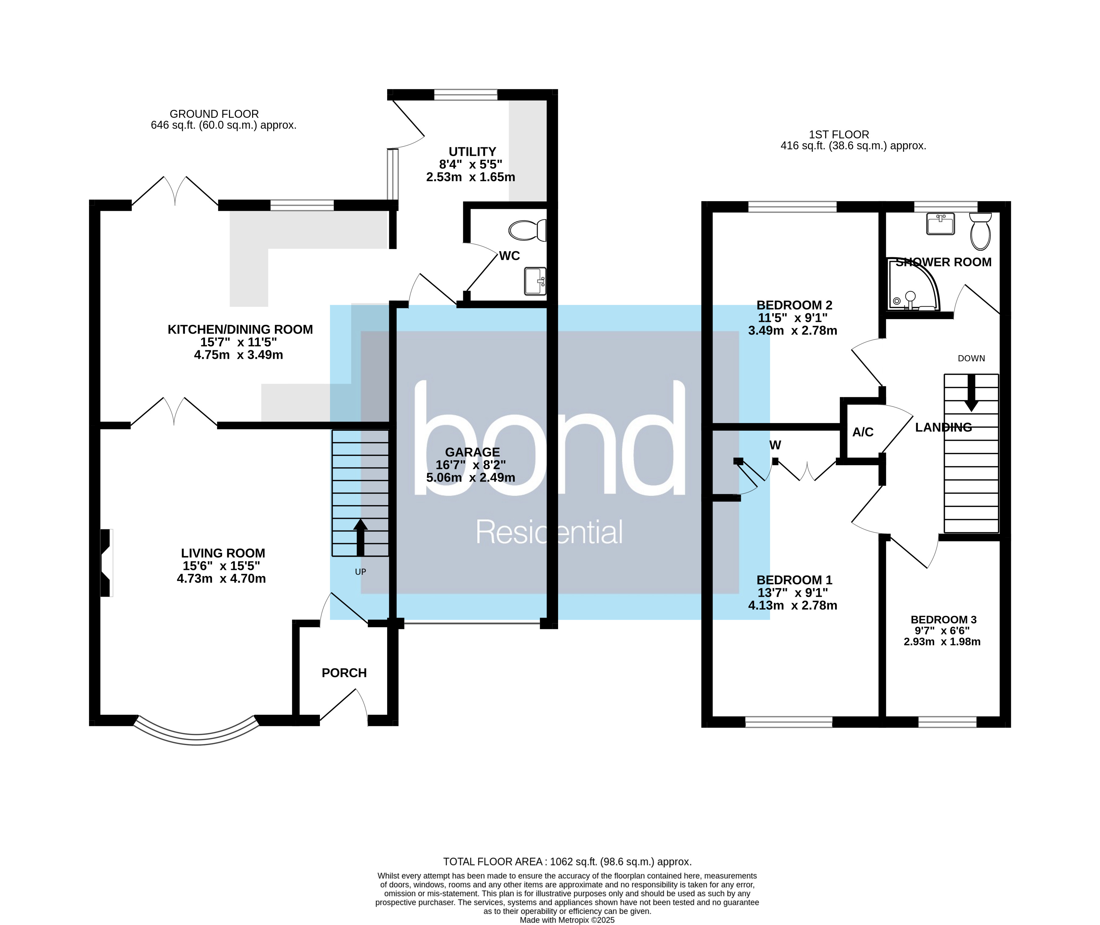 Floorplans For Great Baddow, Chelmsford, Essex