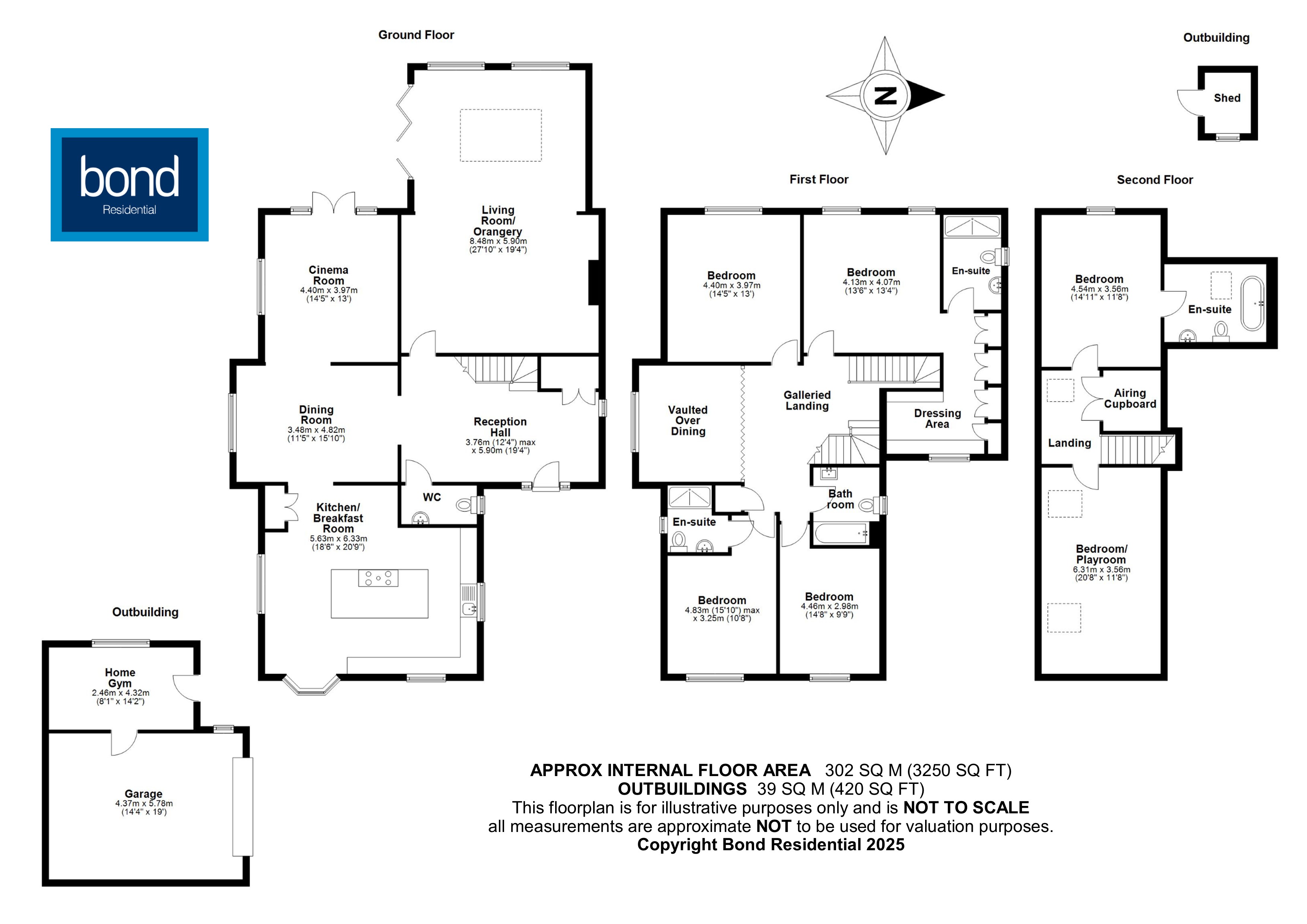 Floorplans For Little Baddow, Chelmsford, Essex