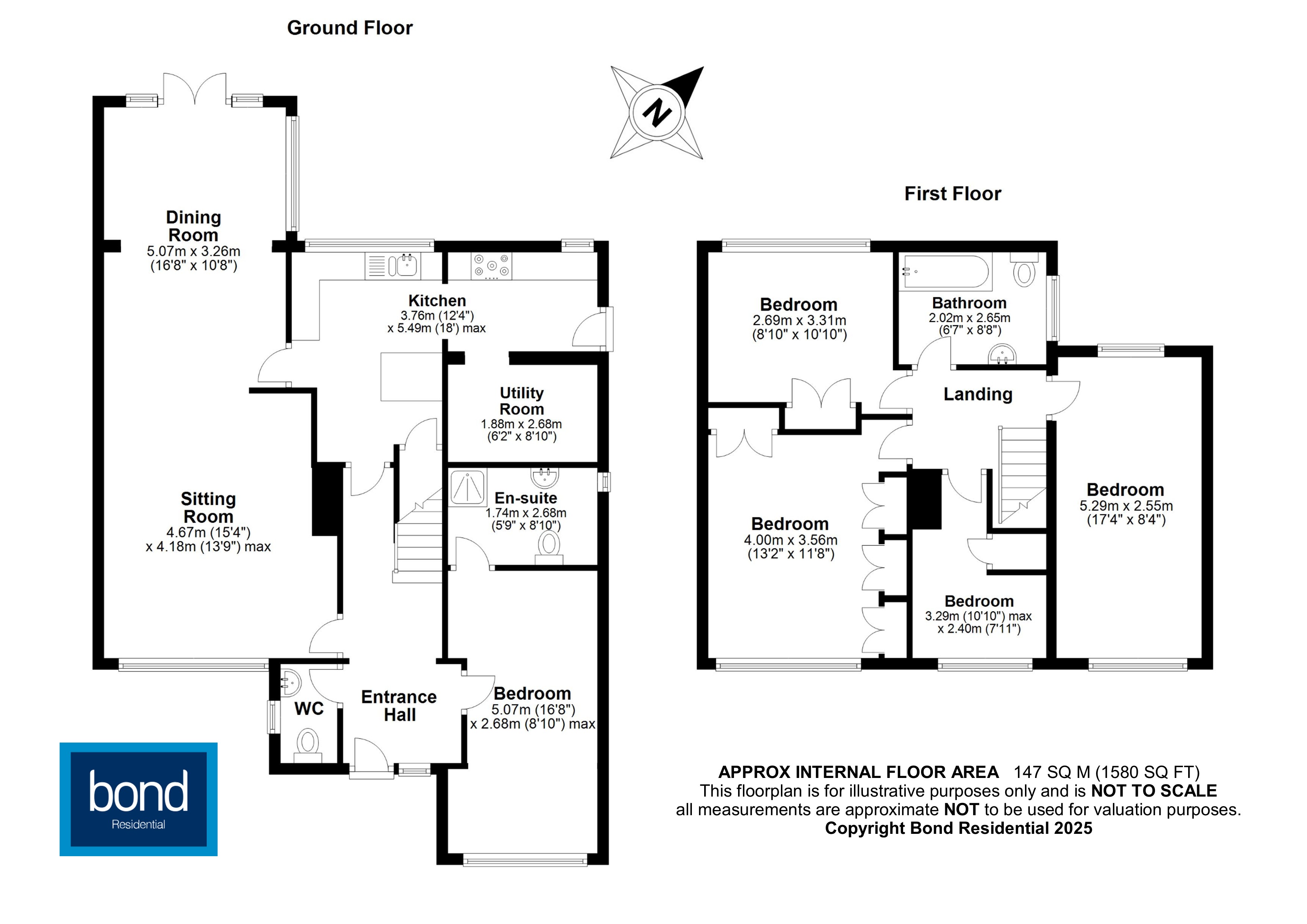 Floorplans For Great Baddow, Chelmsford, Essex