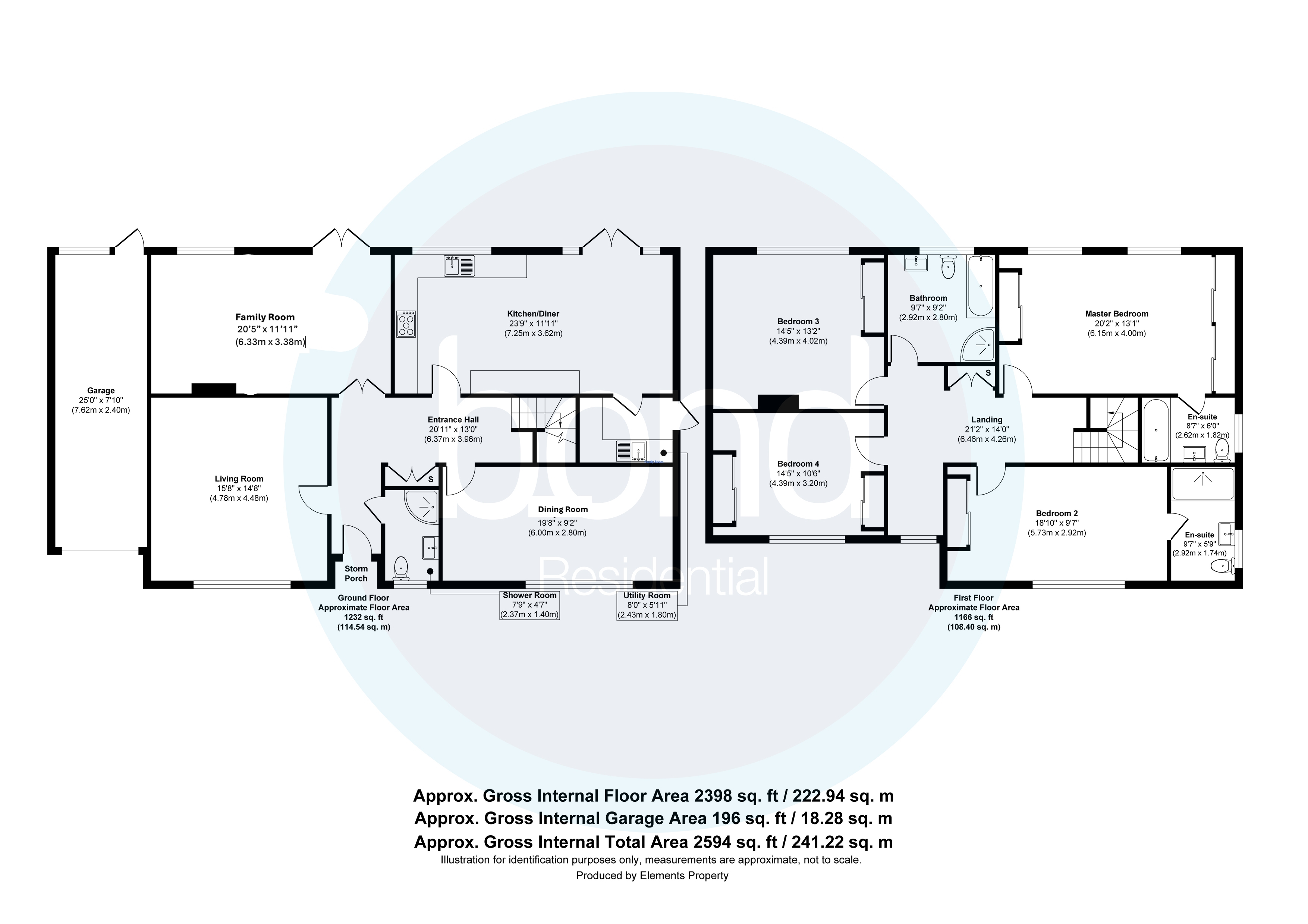 Floorplans For Little Baddow, Chelmsford, Essex