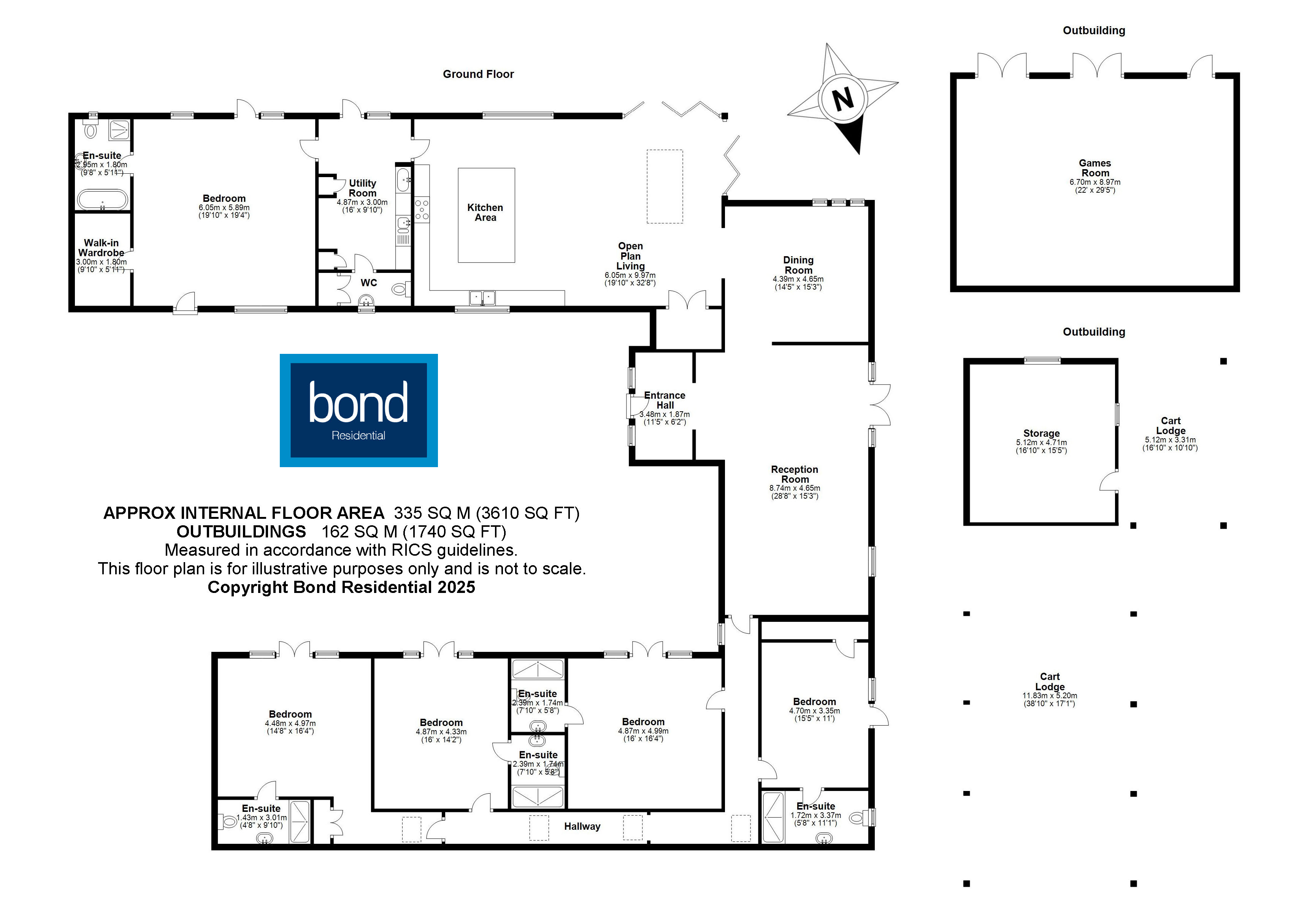 Floorplans For Tolleshunt Knights, Maldon, Essex