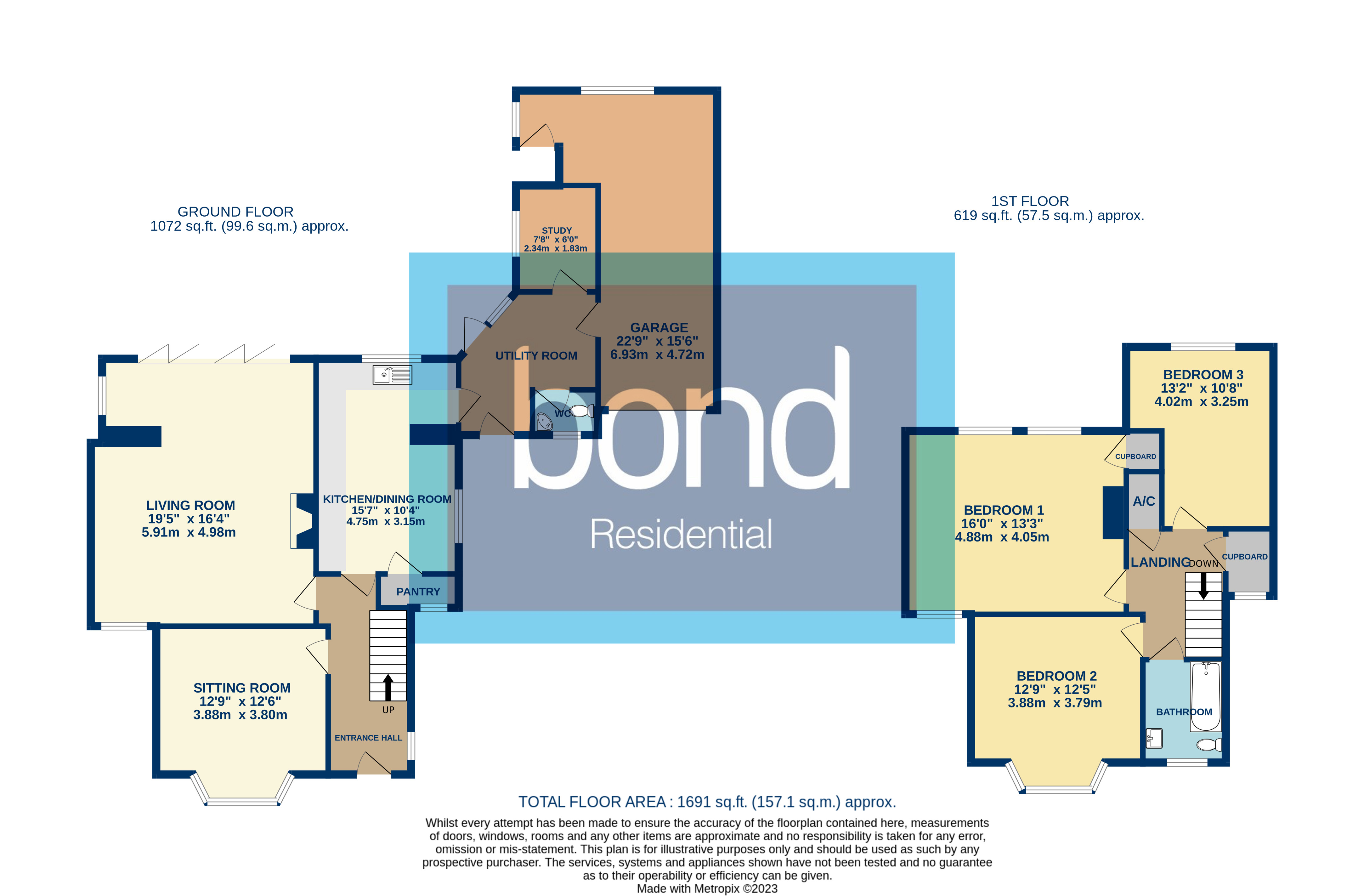 Floorplans For Great Baddow, Chelmsford, Essex