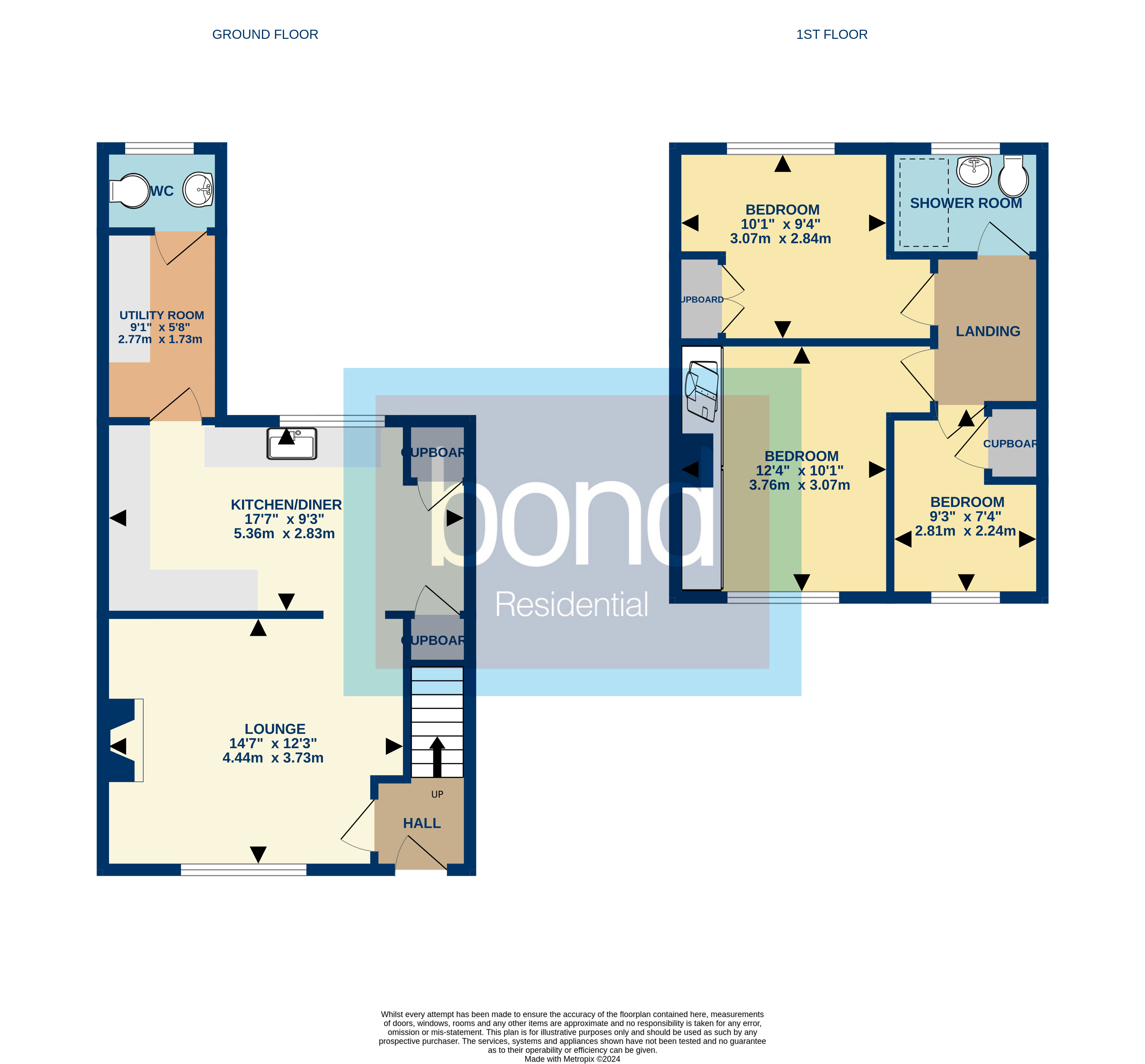 Floorplans For Galleywood, Chelmsford, Essex