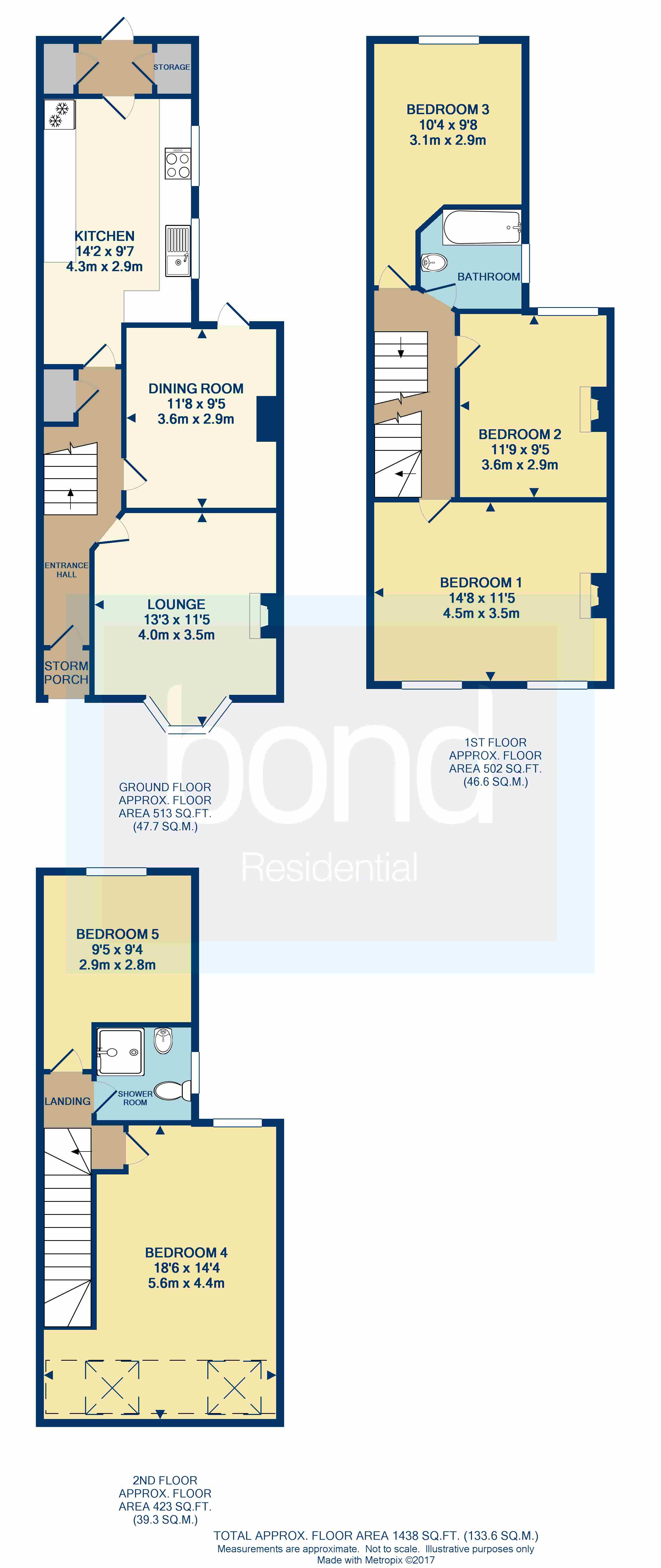 Floorplans For Rectory Lane, Chelmsford, Essex