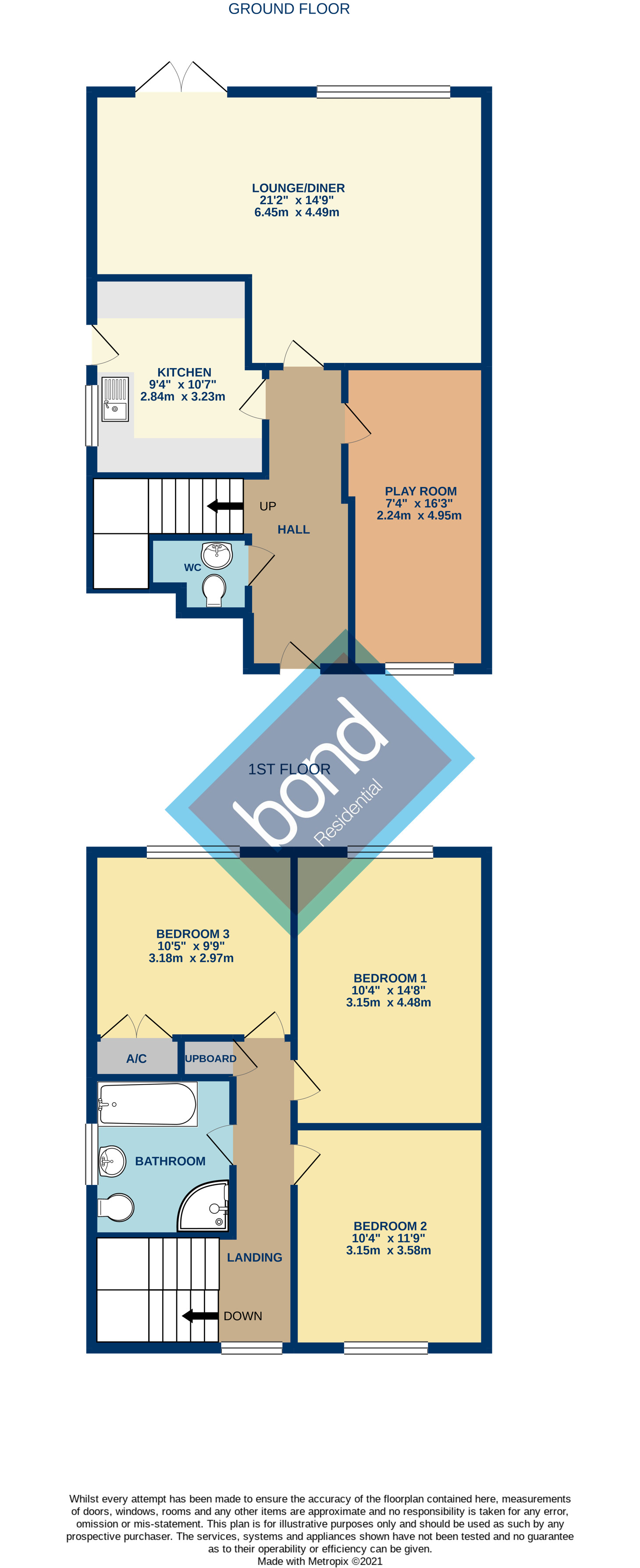 Floorplans For South Woodham Ferrers, Chelmsford, Essex