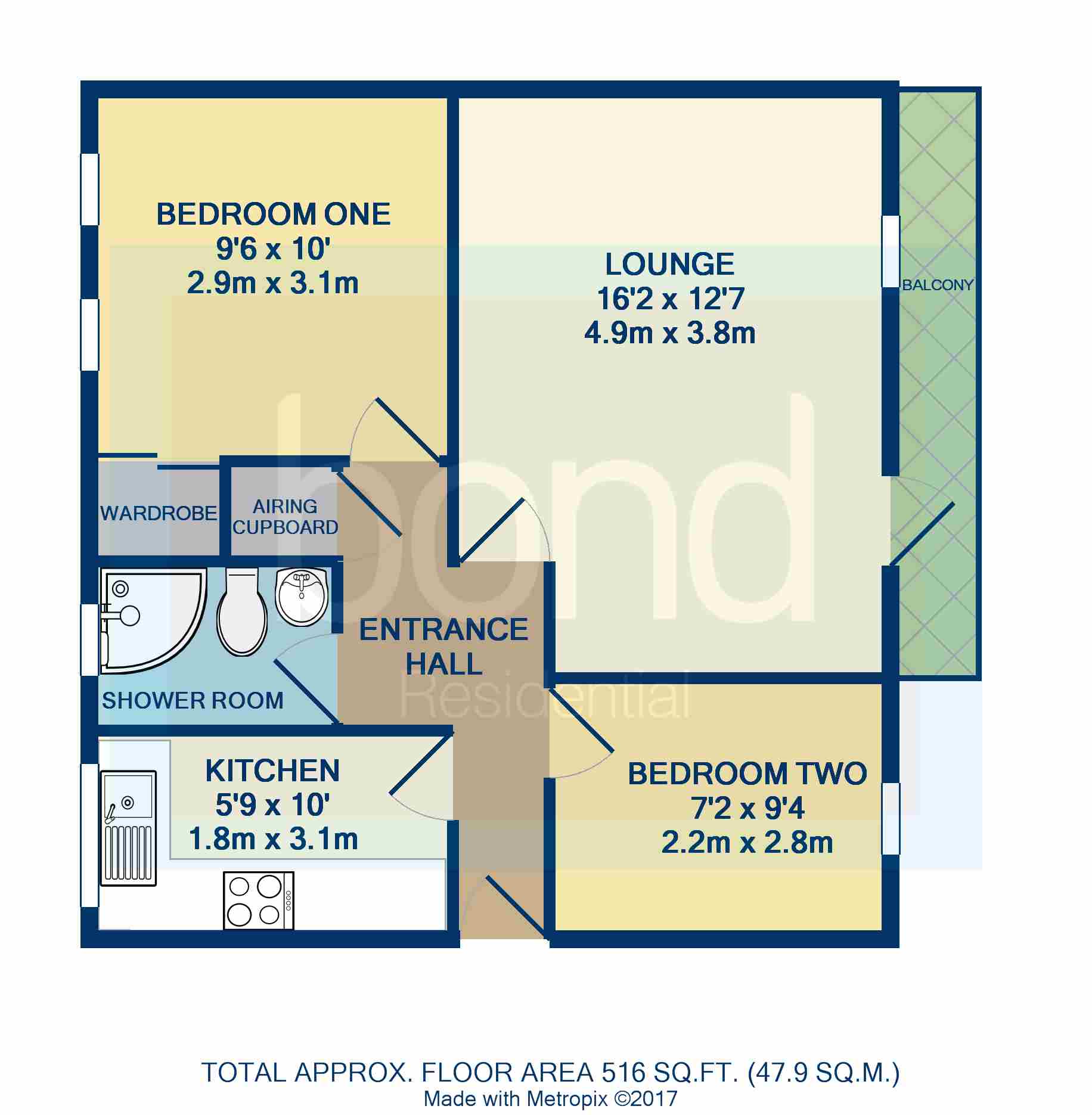 Floorplans For Old Moulsham, Chelmsford, Essex