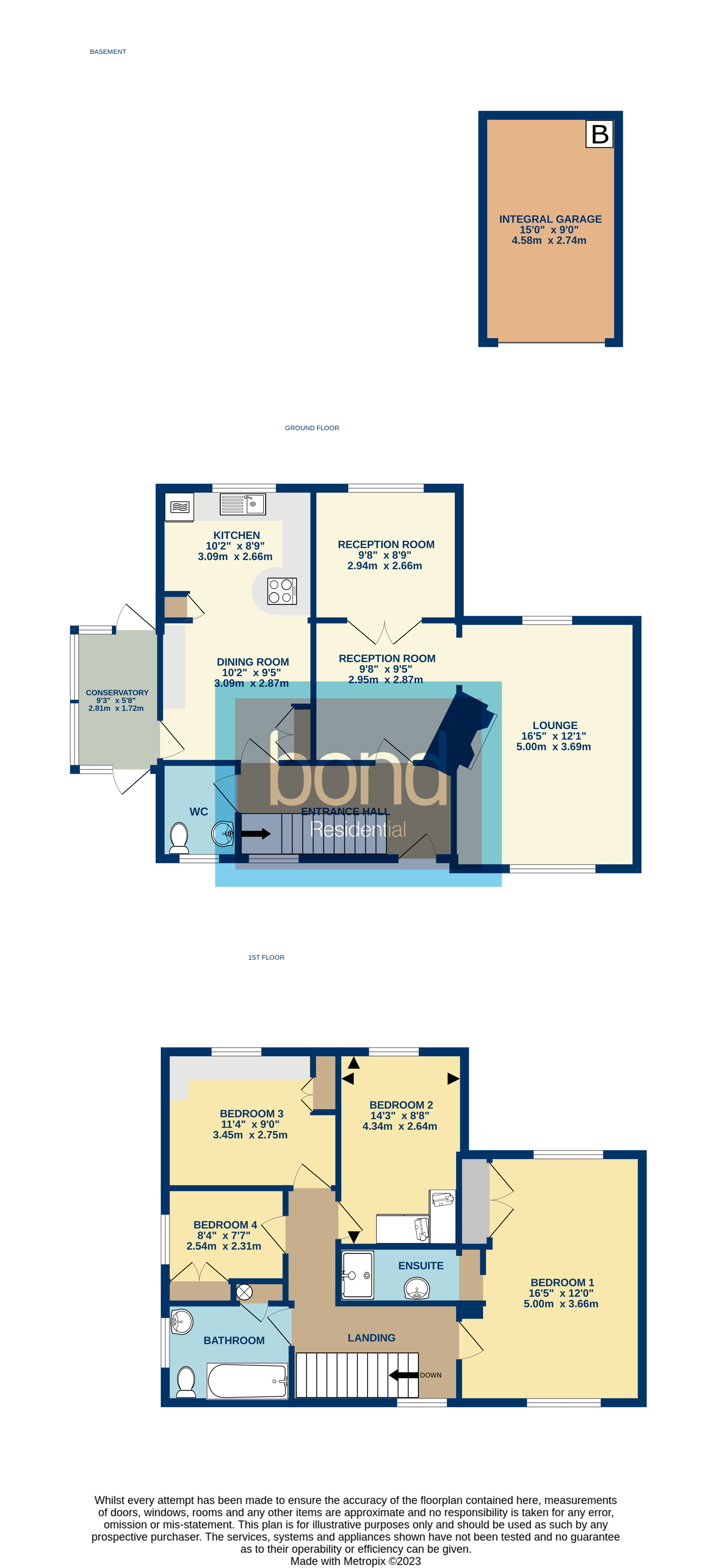 Floorplans For Woodham Walter, Maldon, Essex