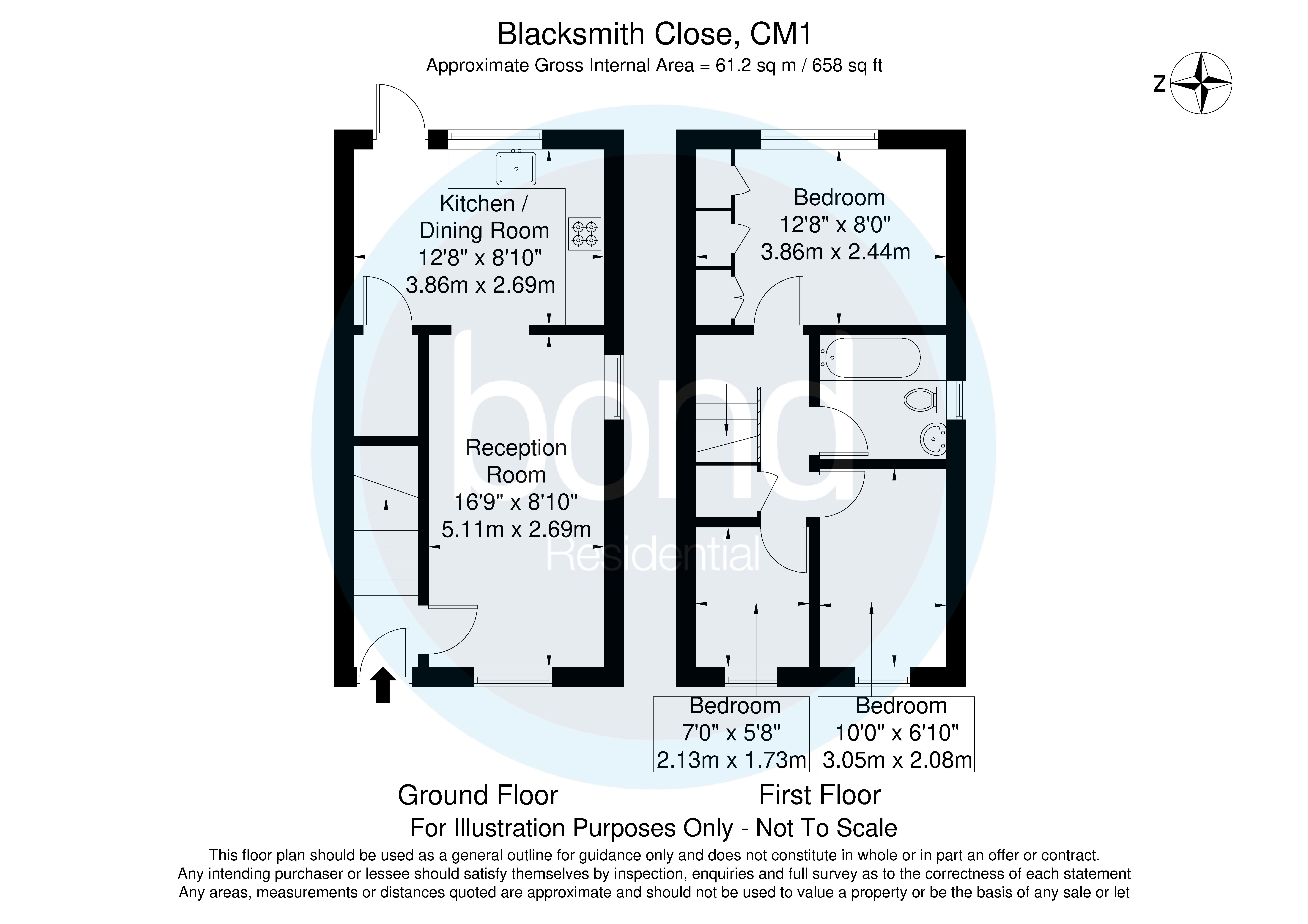 Floorplans For Springfield, Chelmsford, Essex