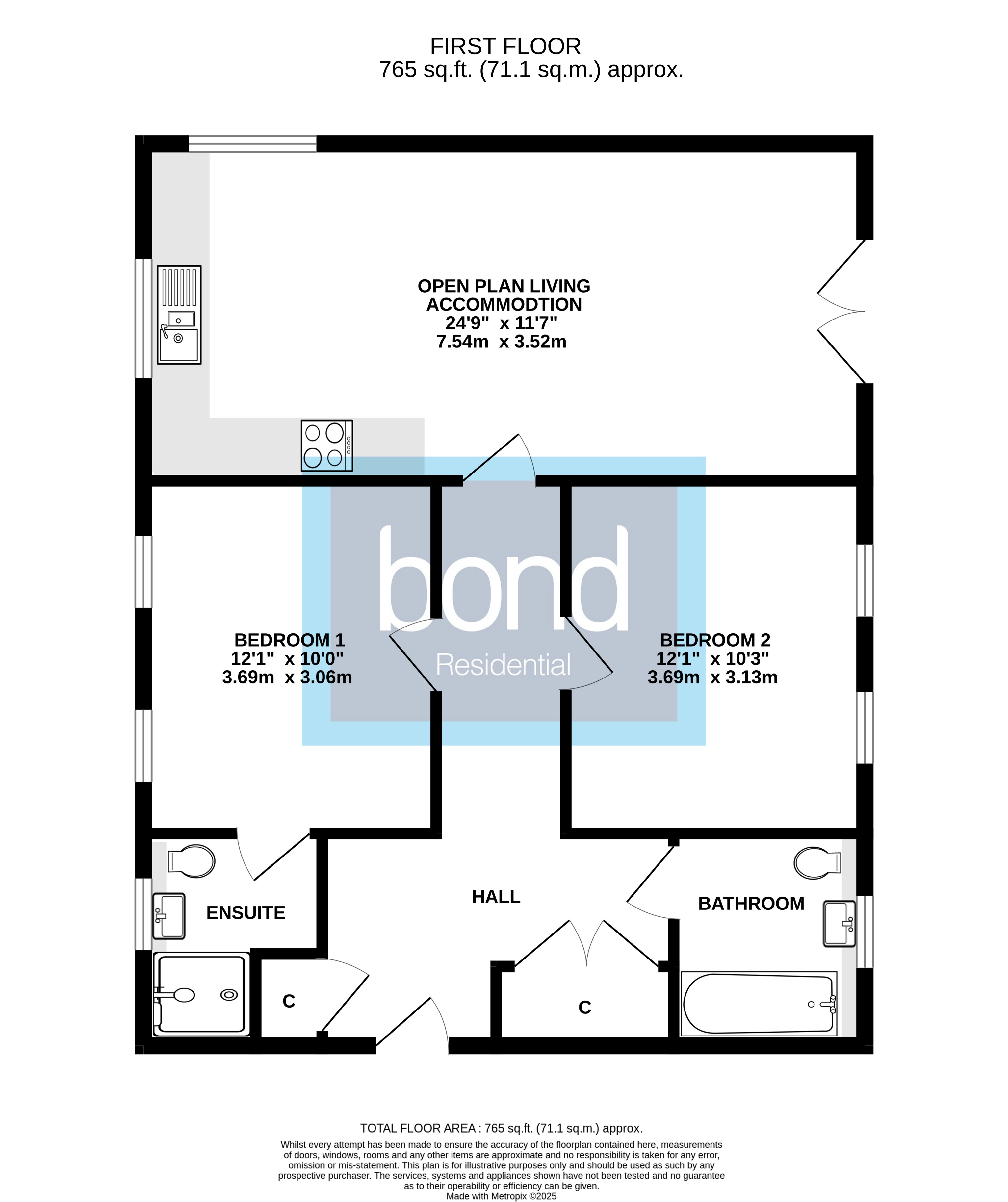 Floorplans For Ben Wilson Link, Chelmsford, Essex