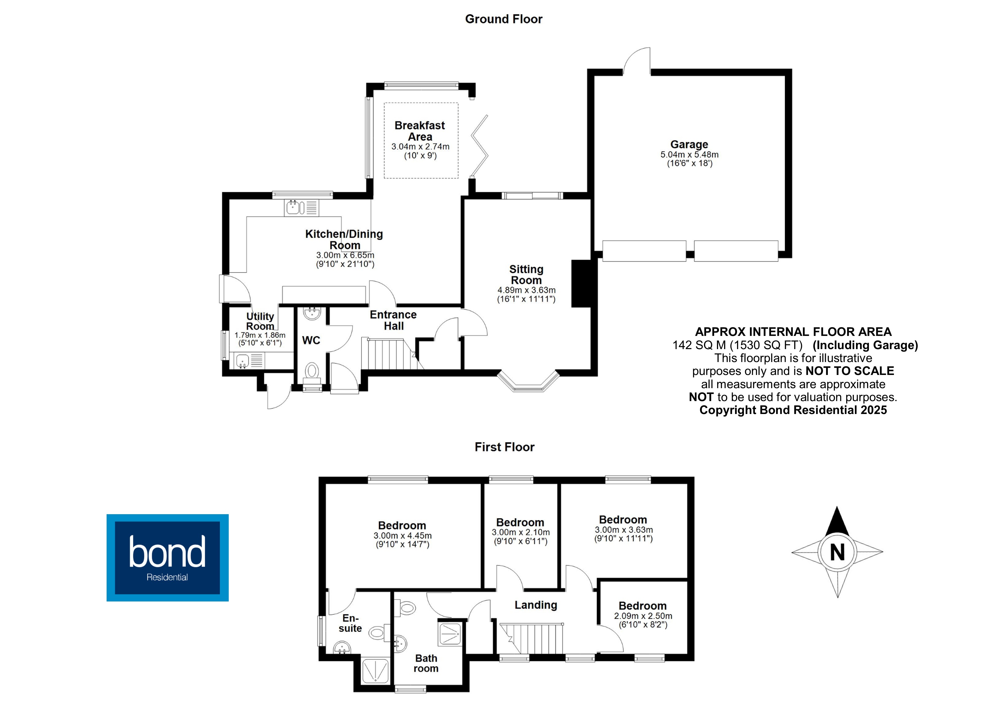 Floorplans For Beachs Drive, Chelmsford, Essex