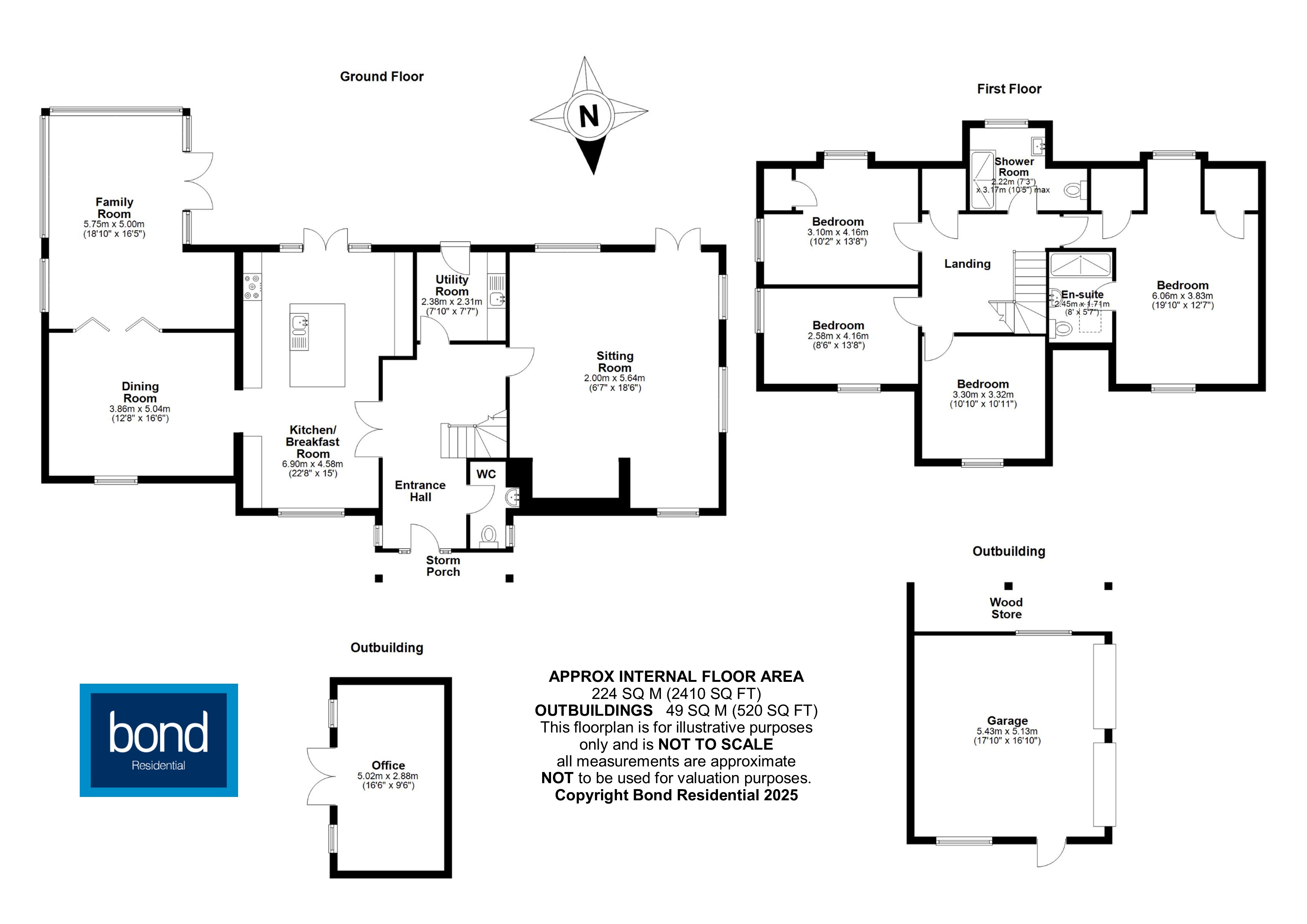 Floorplans For Danbury, Chelmsford, Essex