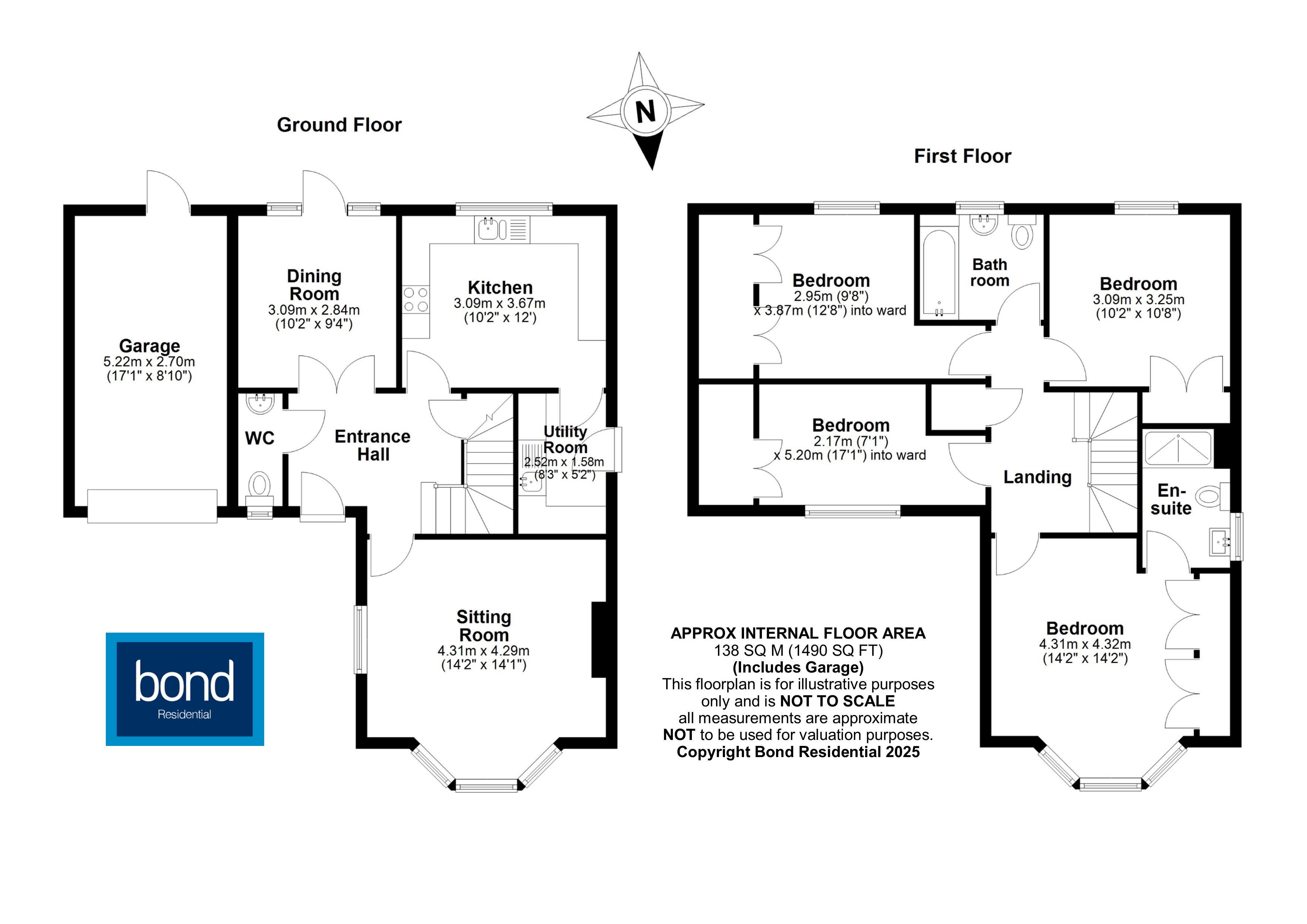 Floorplans For Ridgewell Avenue, Chelmsford, Essex