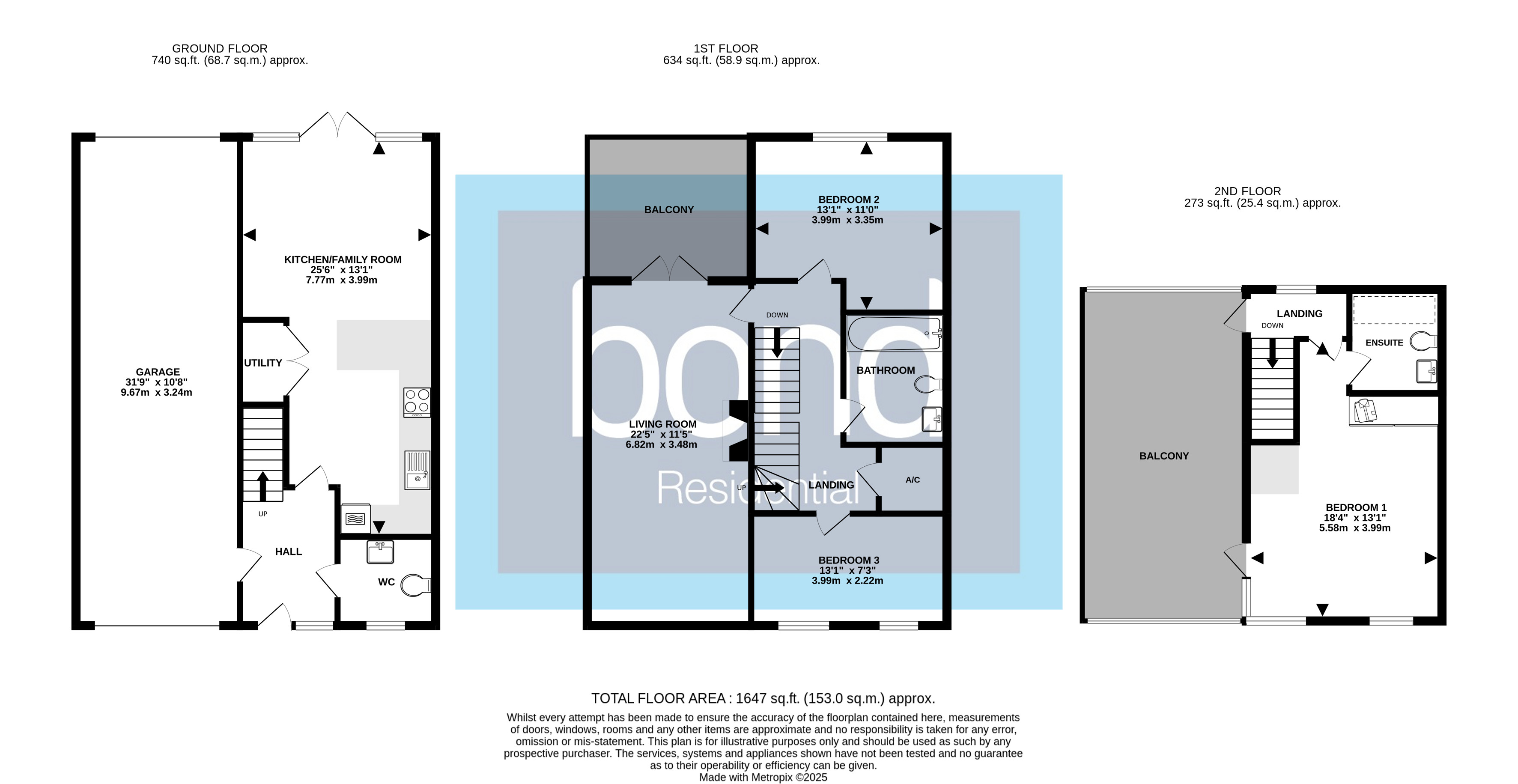 Floorplans For Springfield, Chelmsford, Essex