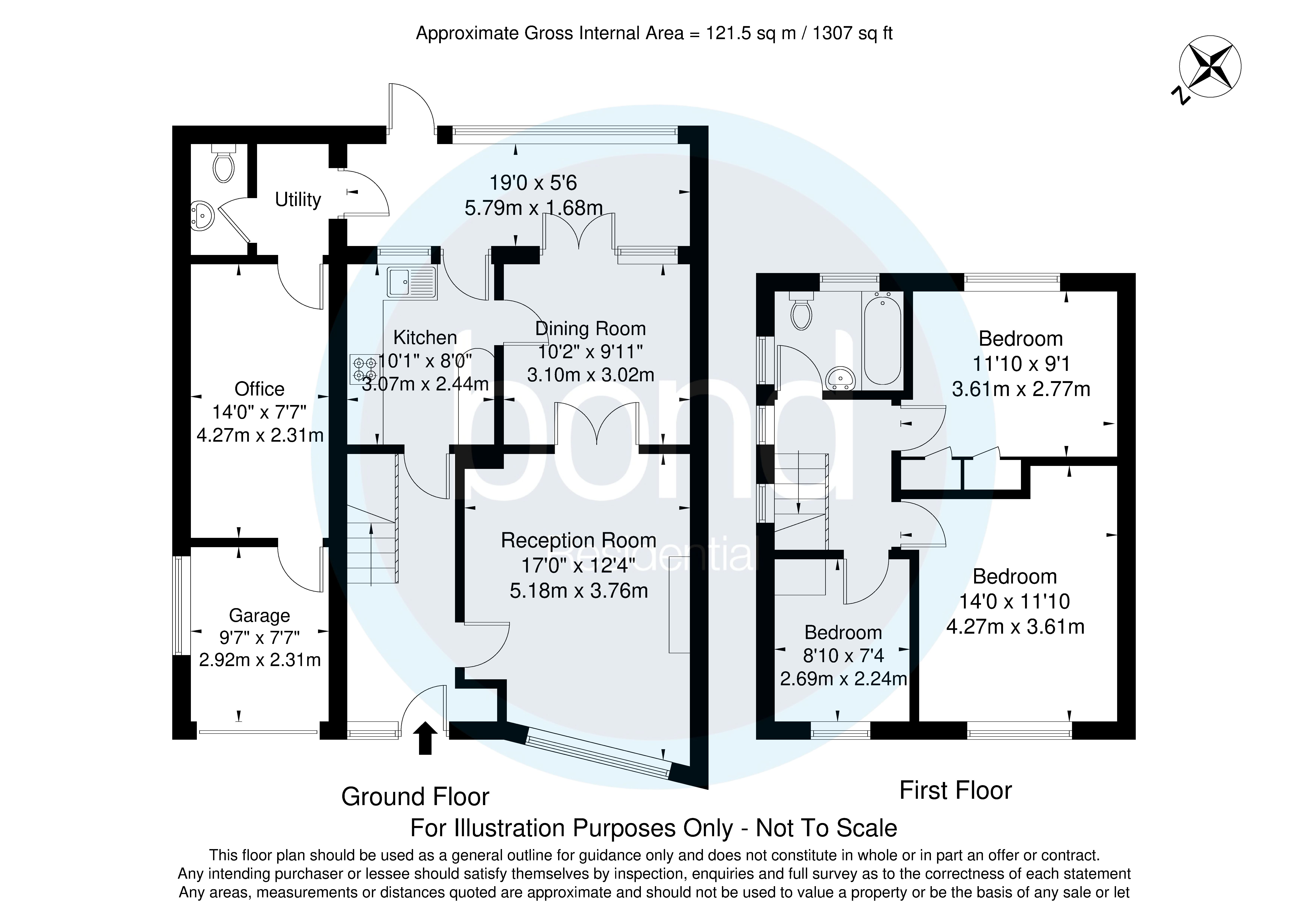 Floorplans For Canuden Road, Chelmsford, Essex