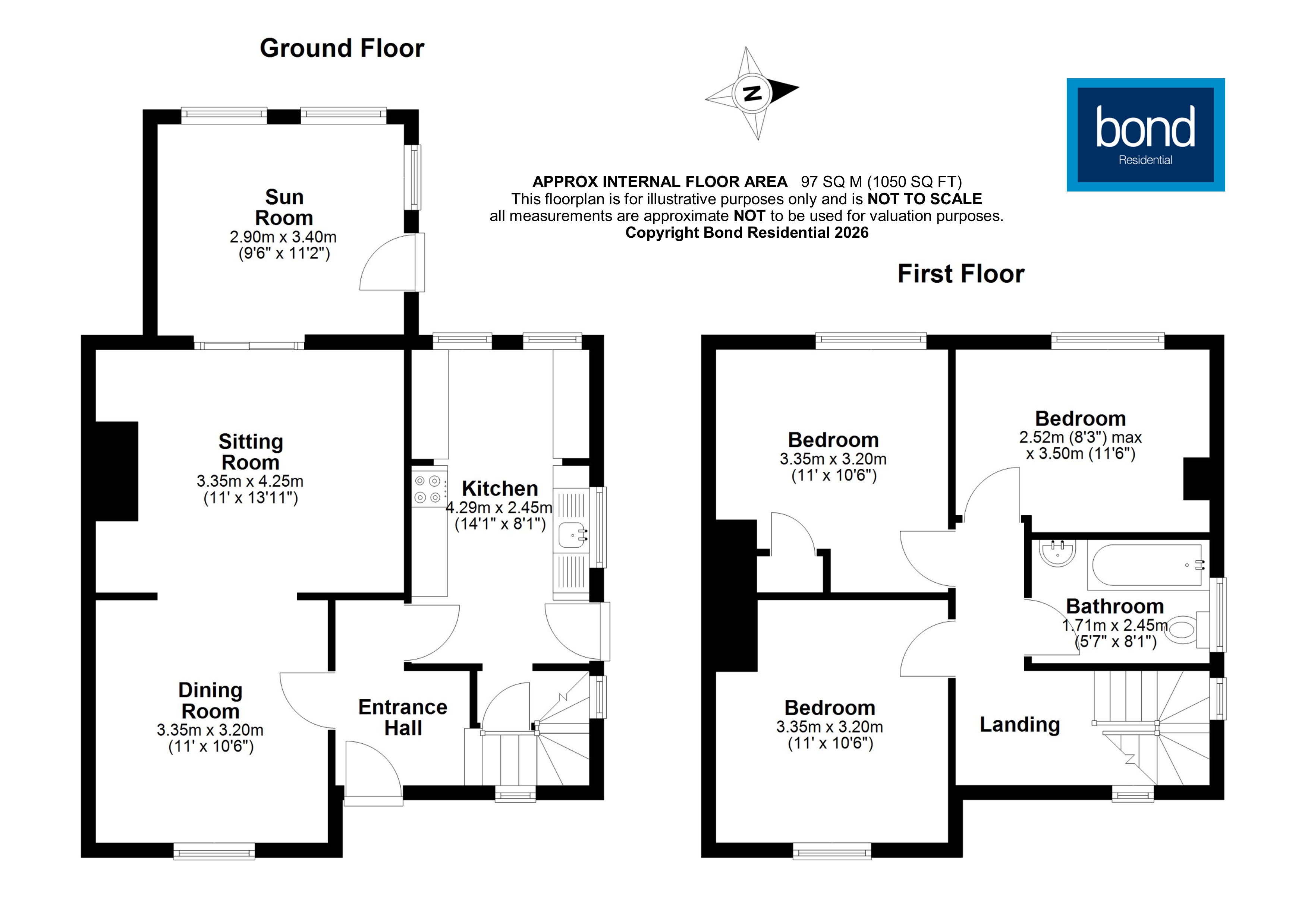 Floorplans For Great Baddow, Chelmsford, Essex