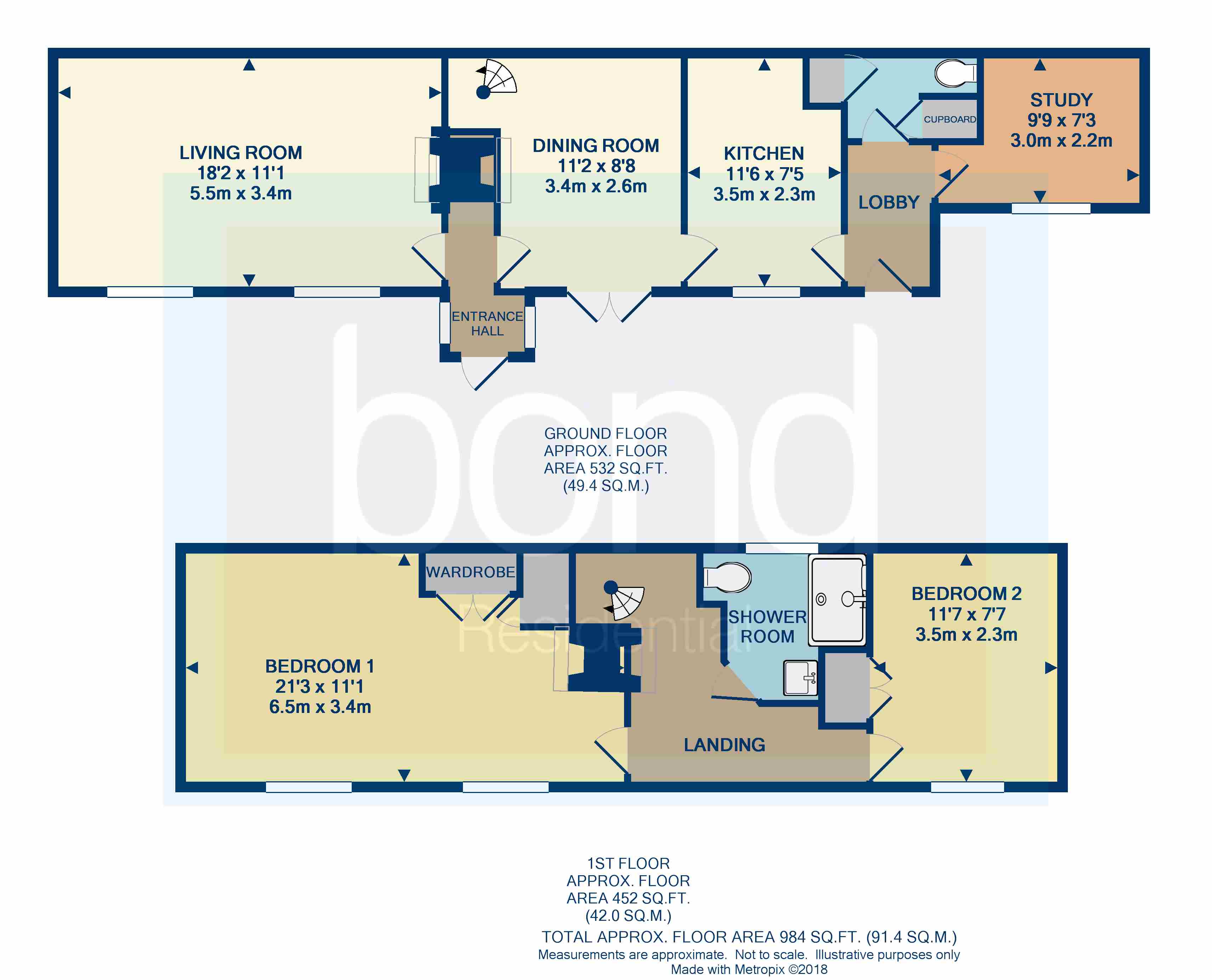 Floorplans For Great Baddow, Chelmsford, Essex