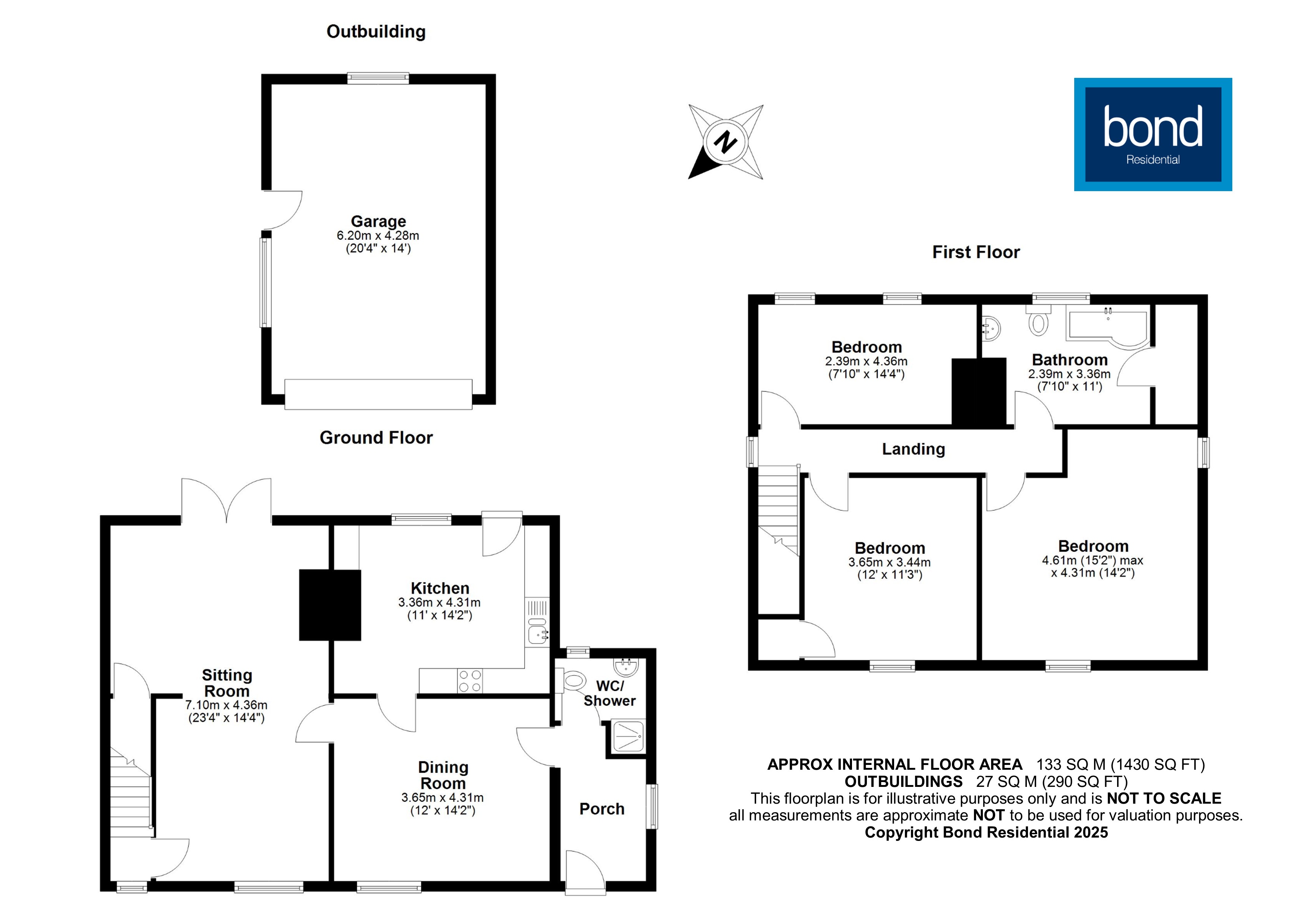 Floorplans For Rettendon Common, Chelmsford, Essex