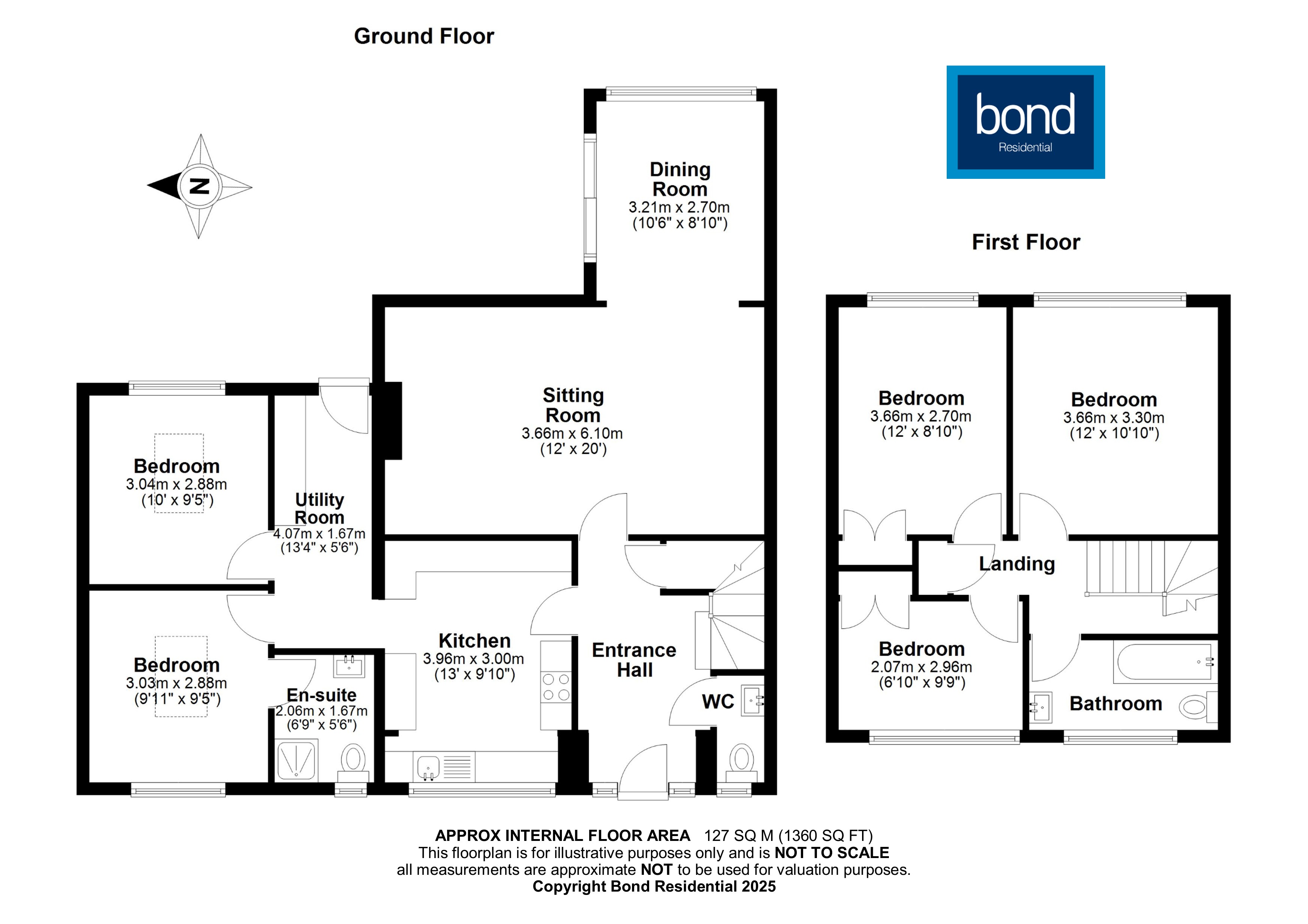 Floorplans For Springfield, Chelmsford, Essex