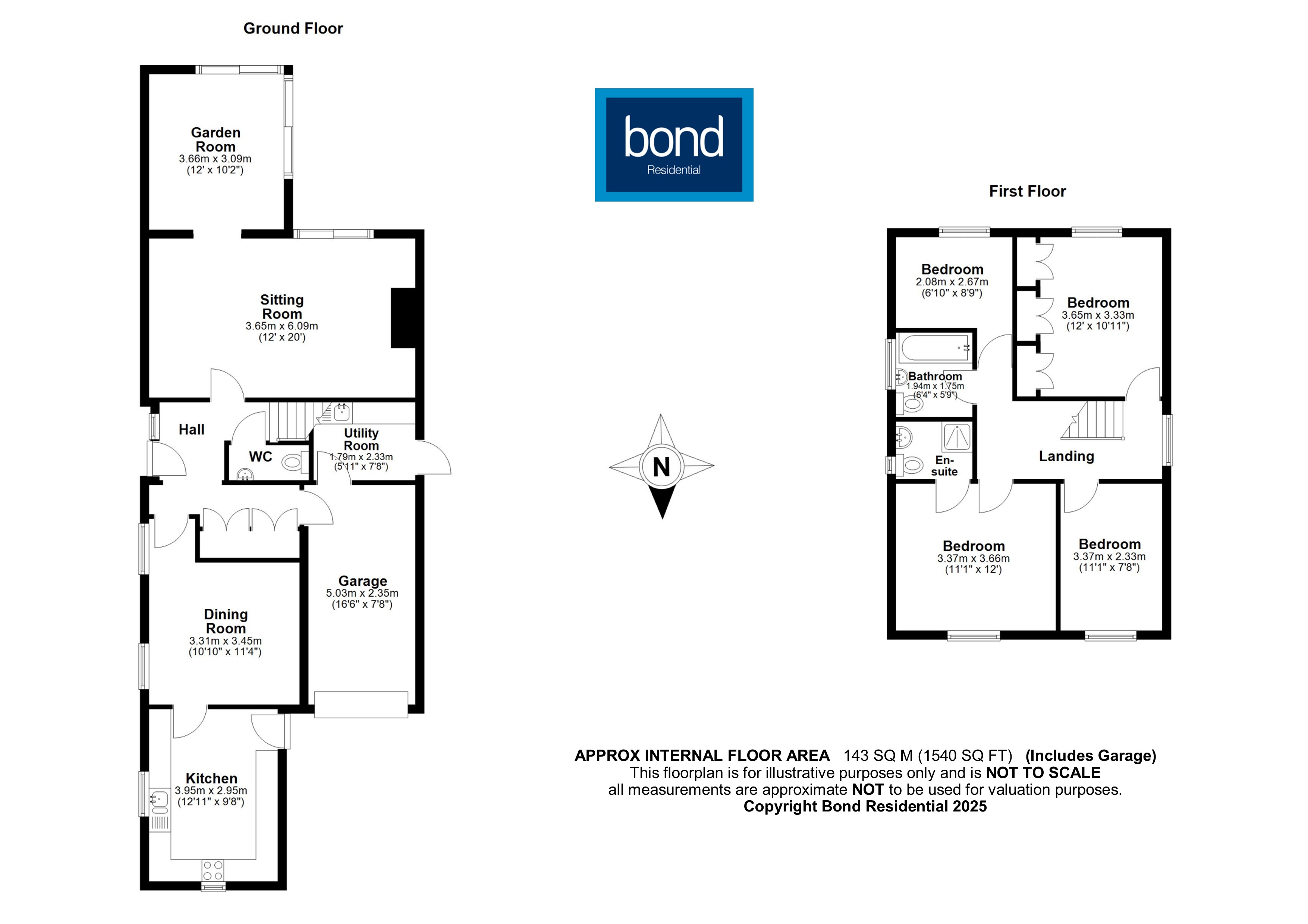 Floorplans For Roxwell Avenue, Chelmsford, Essex