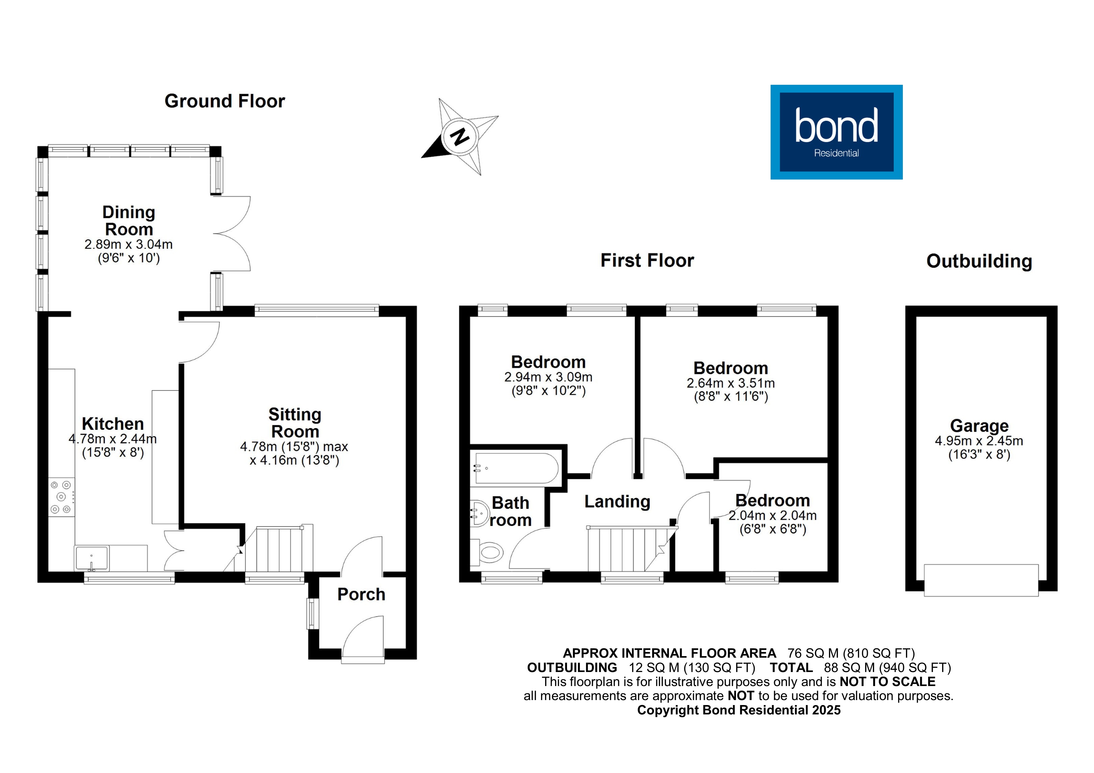 Floorplans For Springfield, Chelmsford, Essex