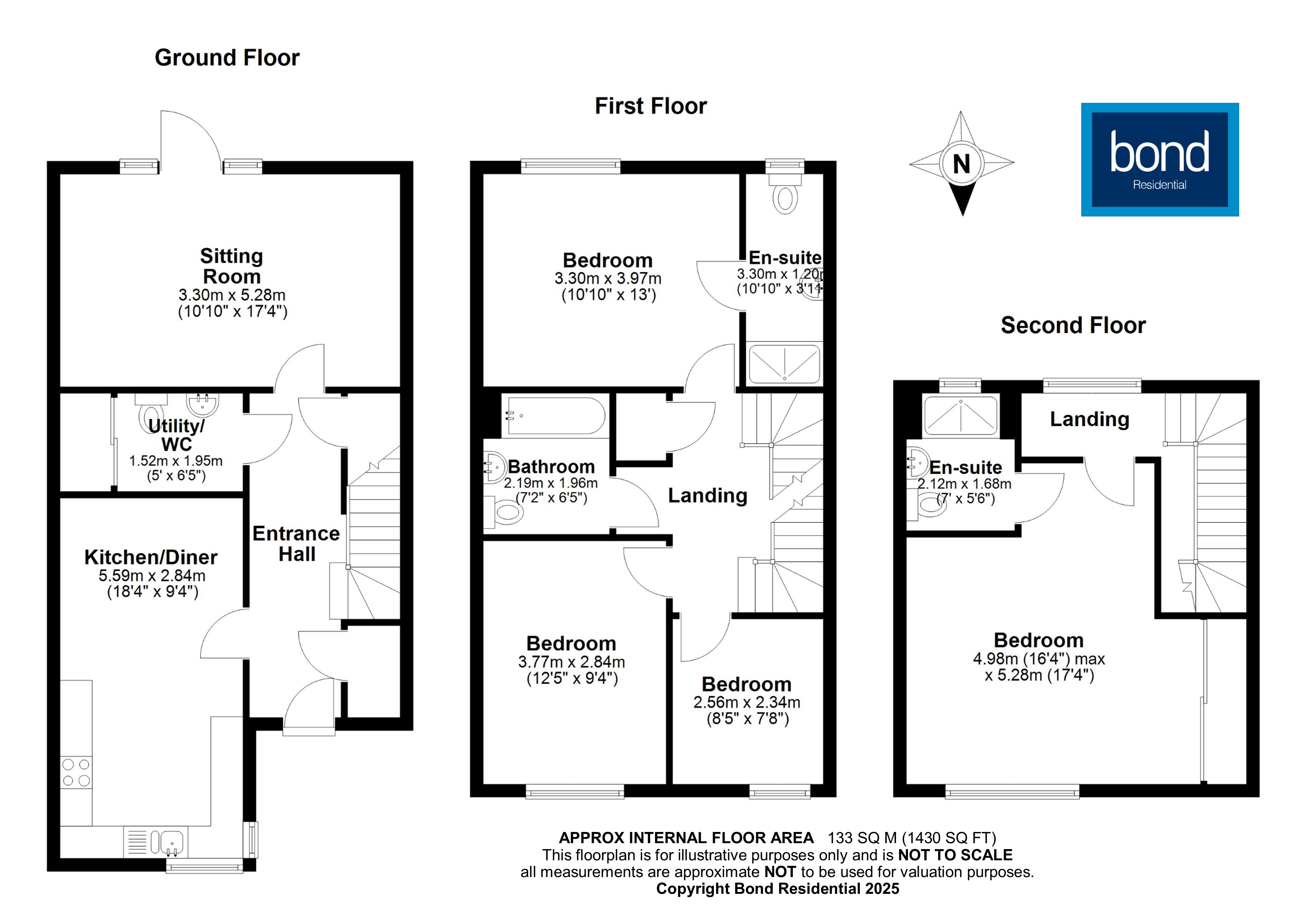 Floorplans For Dunn Side, Chelmsford, Essex