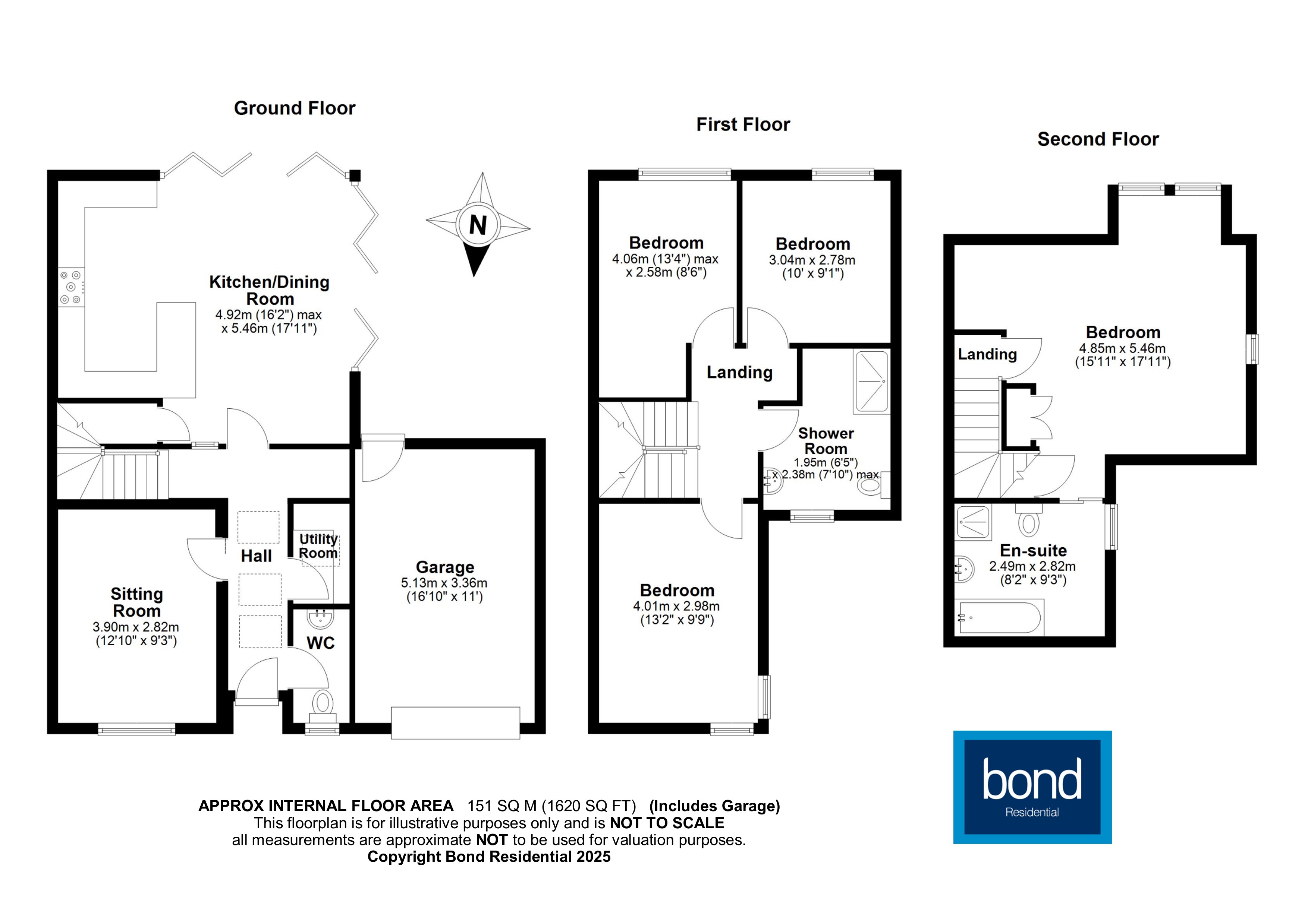Floorplans For Maldon Road, Danbury, Essex