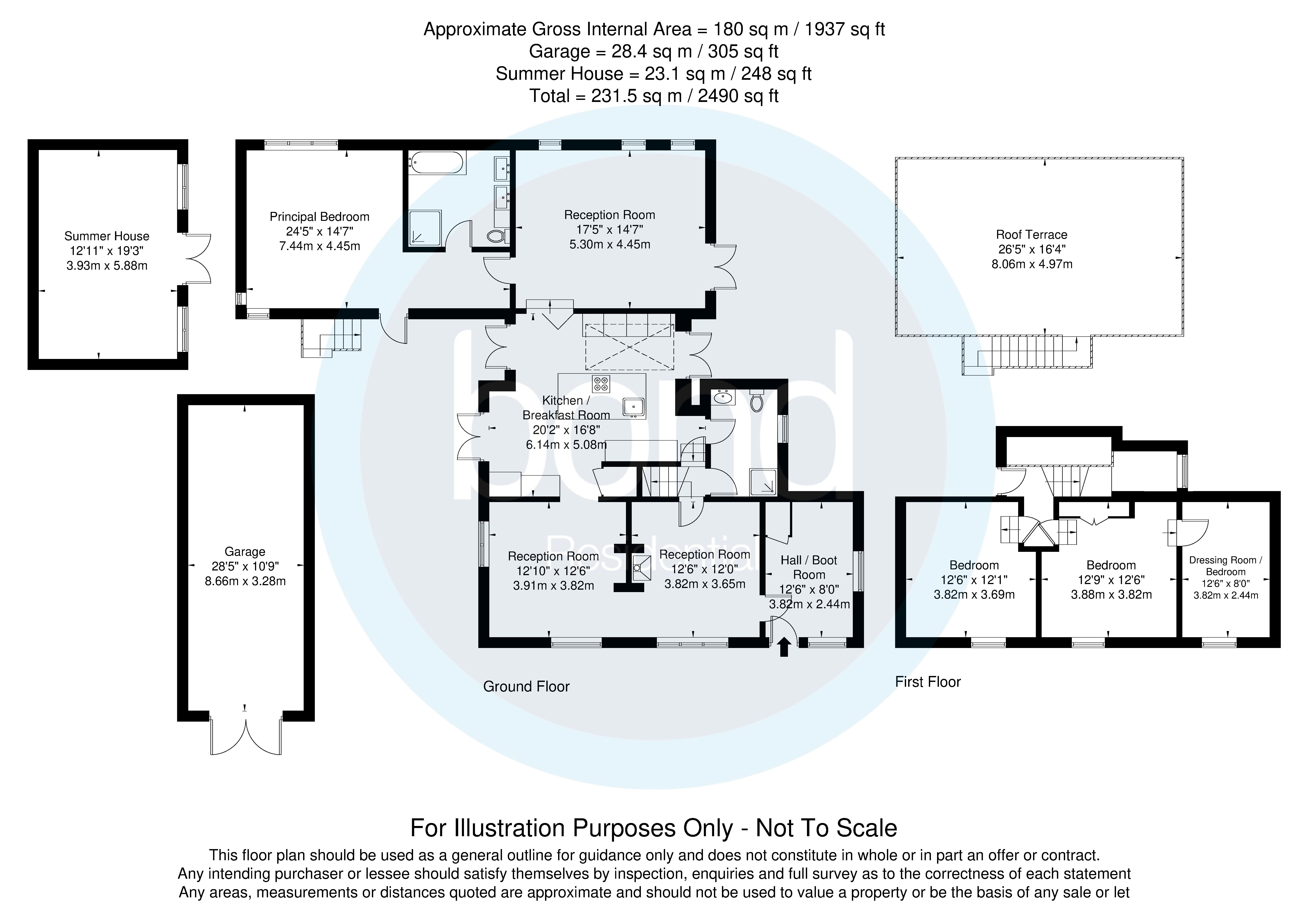 Floorplans For Purleigh, Nr Danbury, Essex