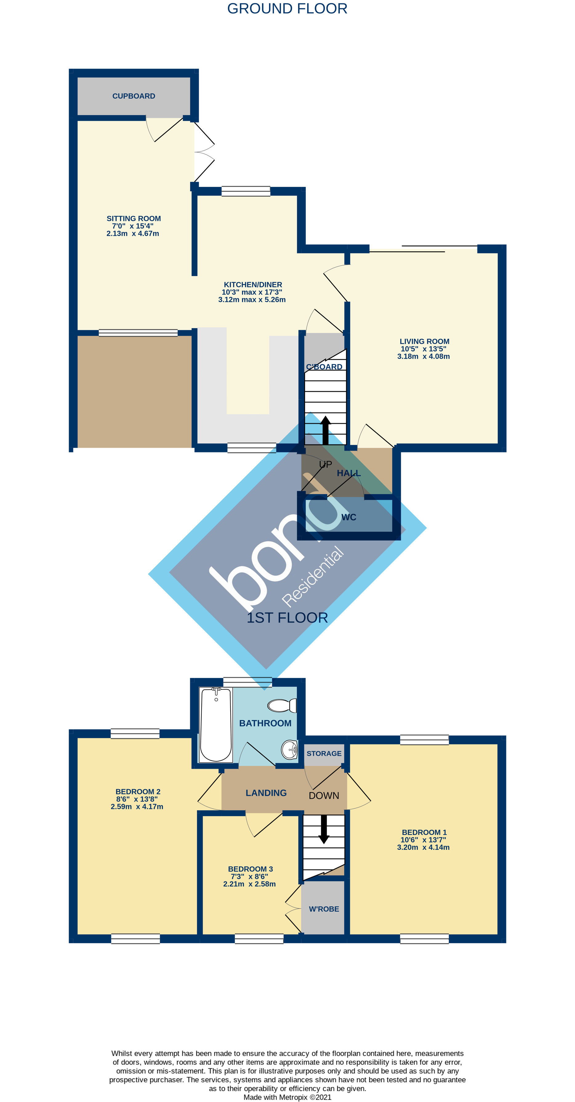 Floorplans For Barn Green, Chelmsford, Essex
