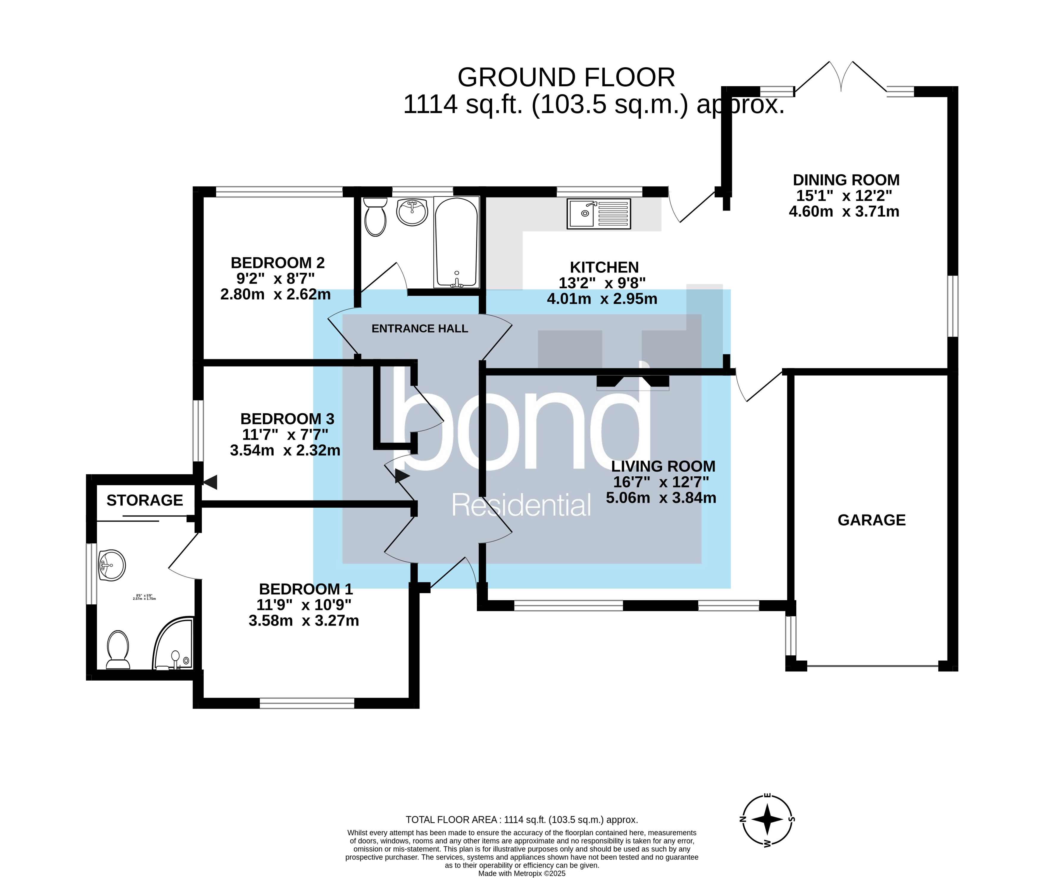 Floorplans For Chestnut Walk, Little Baddow, Essex