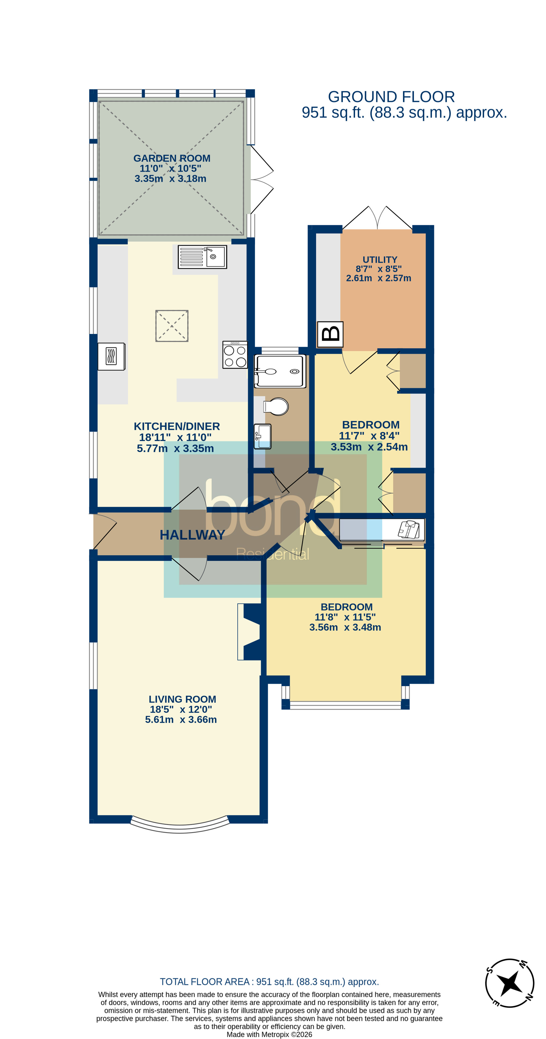 Floorplans For Little Baddow, Chelmsford, Essex