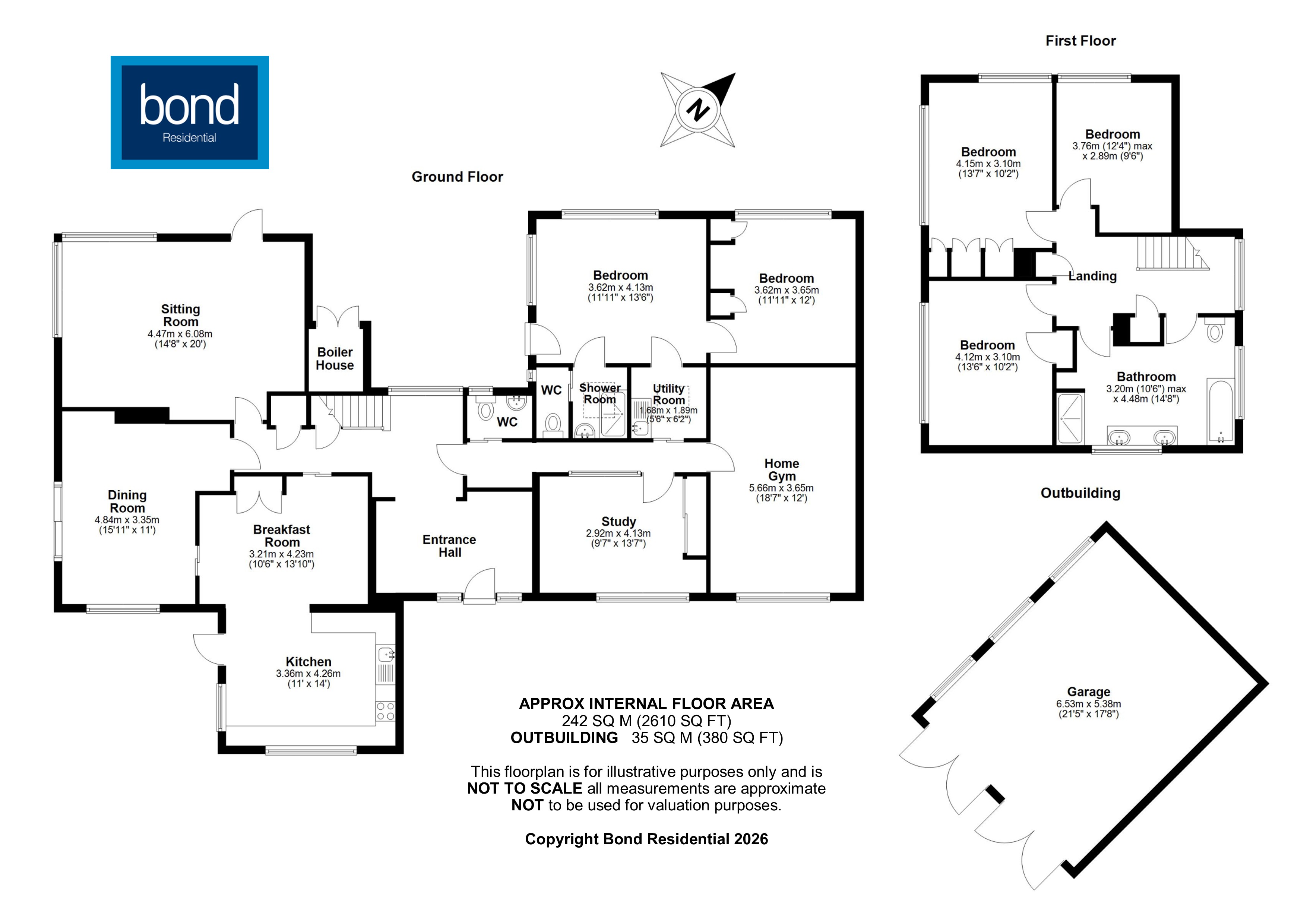 Floorplans For Little Baddow, Chelmsford, Essex
