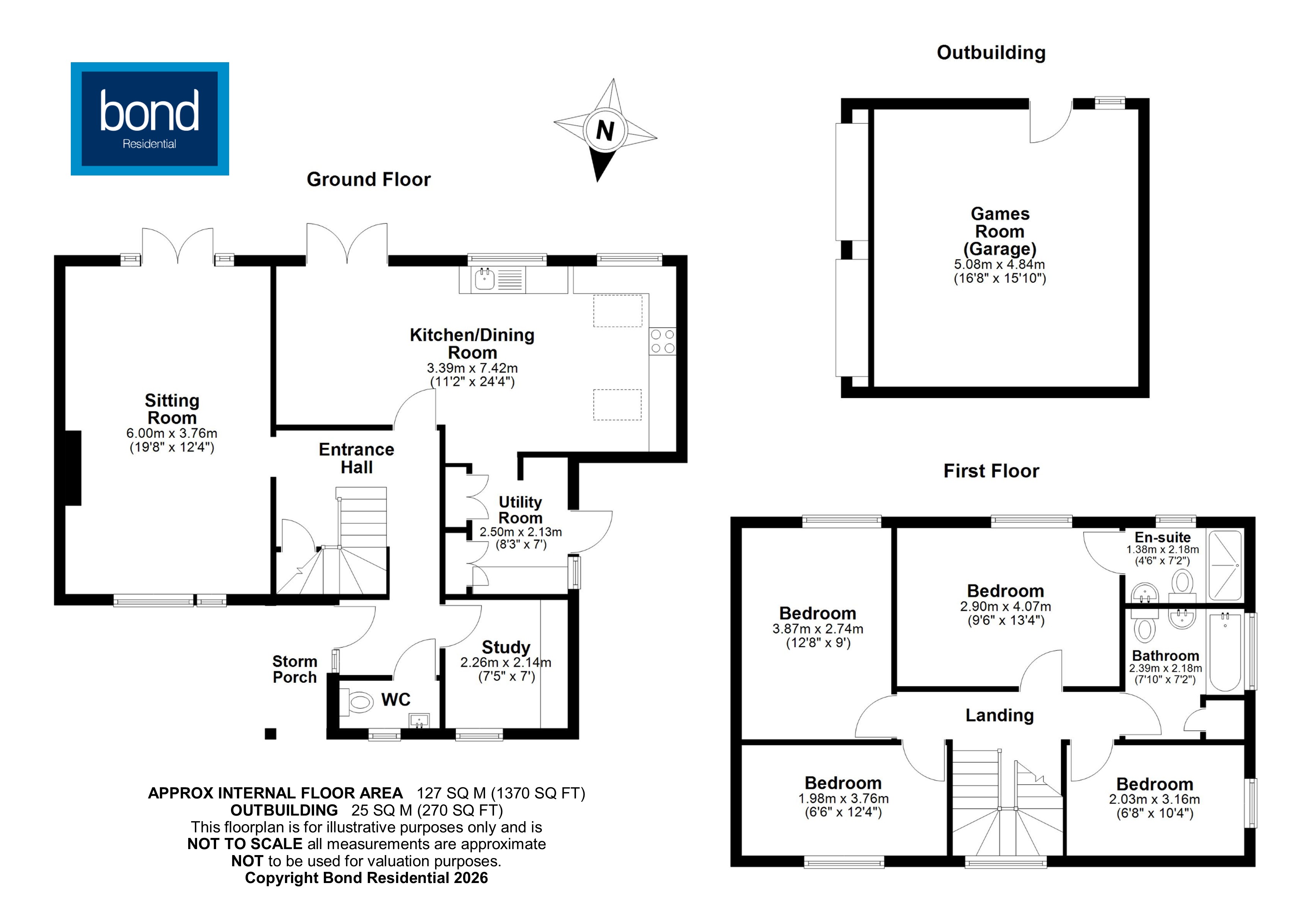 Floorplans For East Hanningfield, Chelmsford, Essex